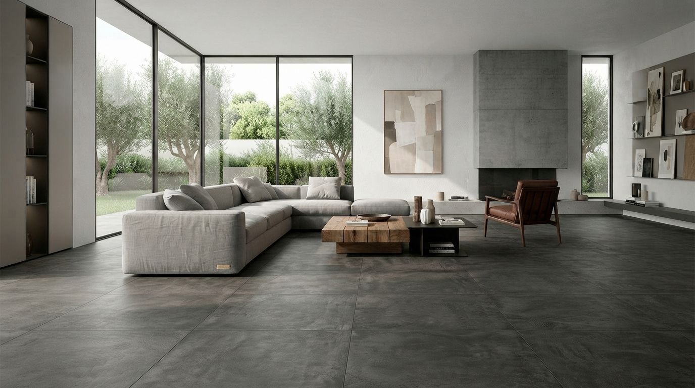 Piso Vinílico SPC Concrete — vista alternativa