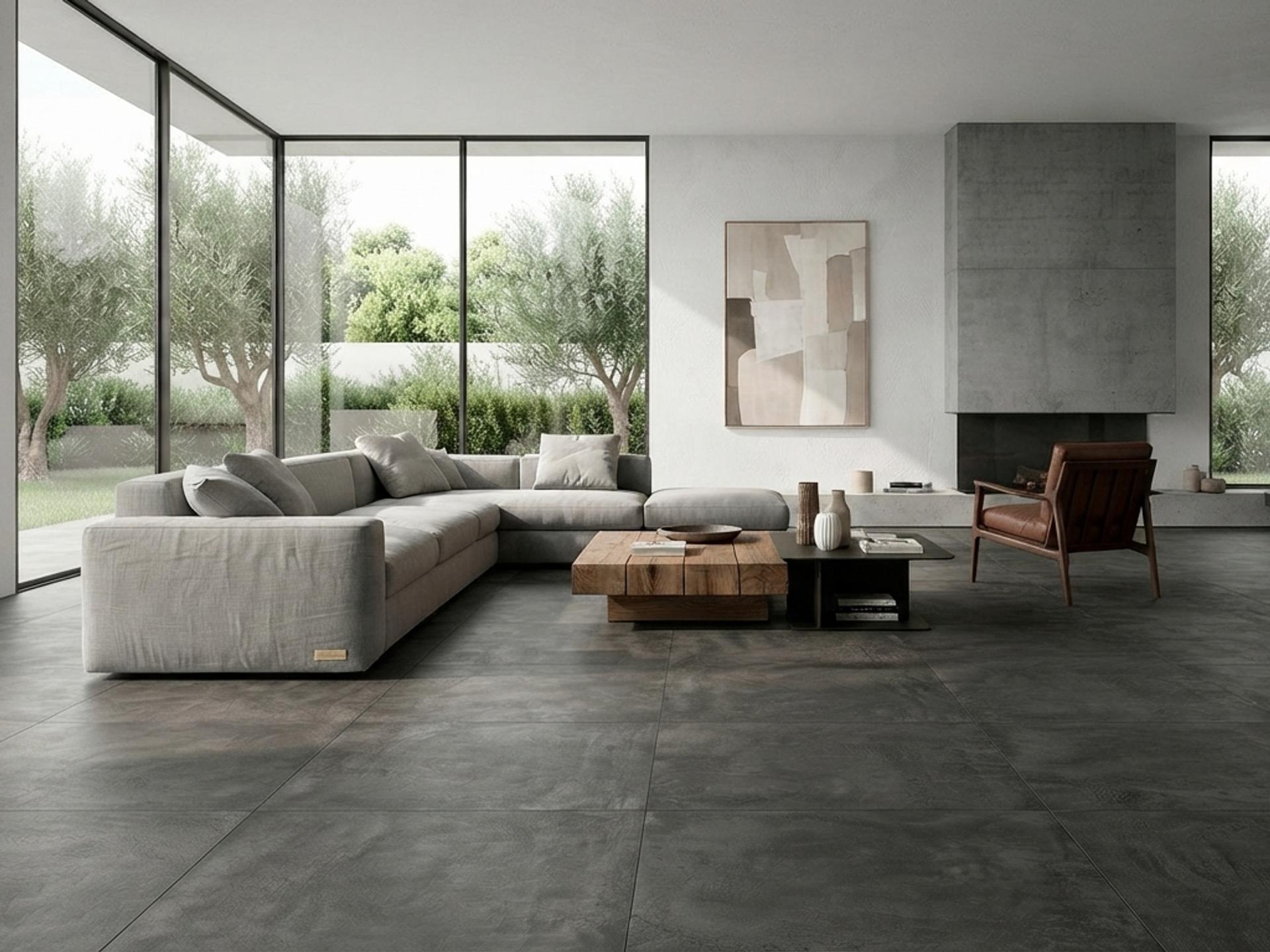 Piso Vinílico SPC Concrete — vista alternativa