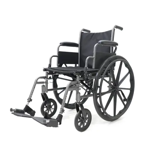 YK9053 K3 steel frame foldable detachable parts manual wheelchair