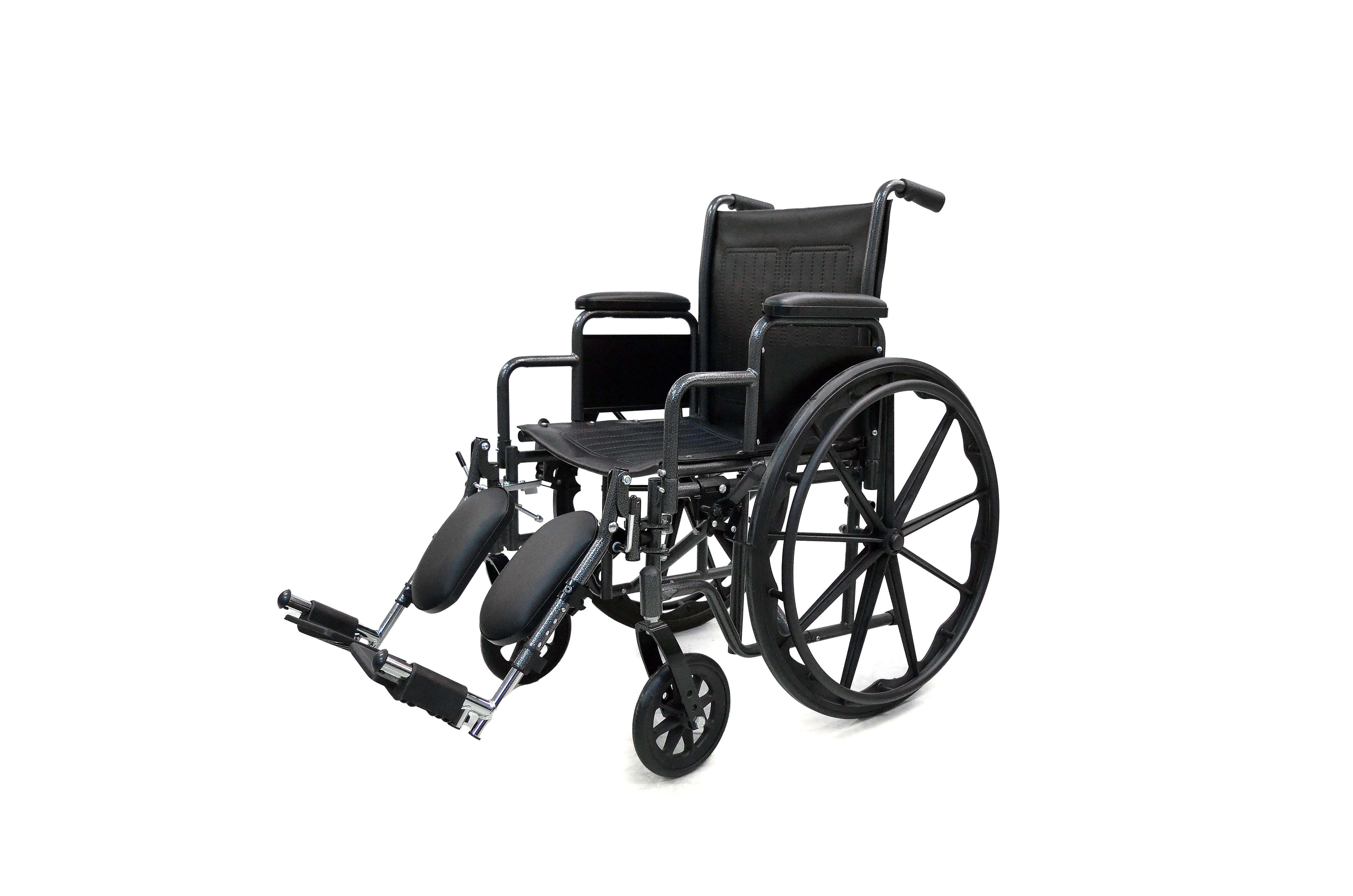 YK9052 K2 steel frame foldable detachable parts manual wheelchair