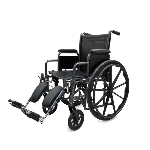 YK9052 K2 steel frame foldable detachable parts manual wheelchair