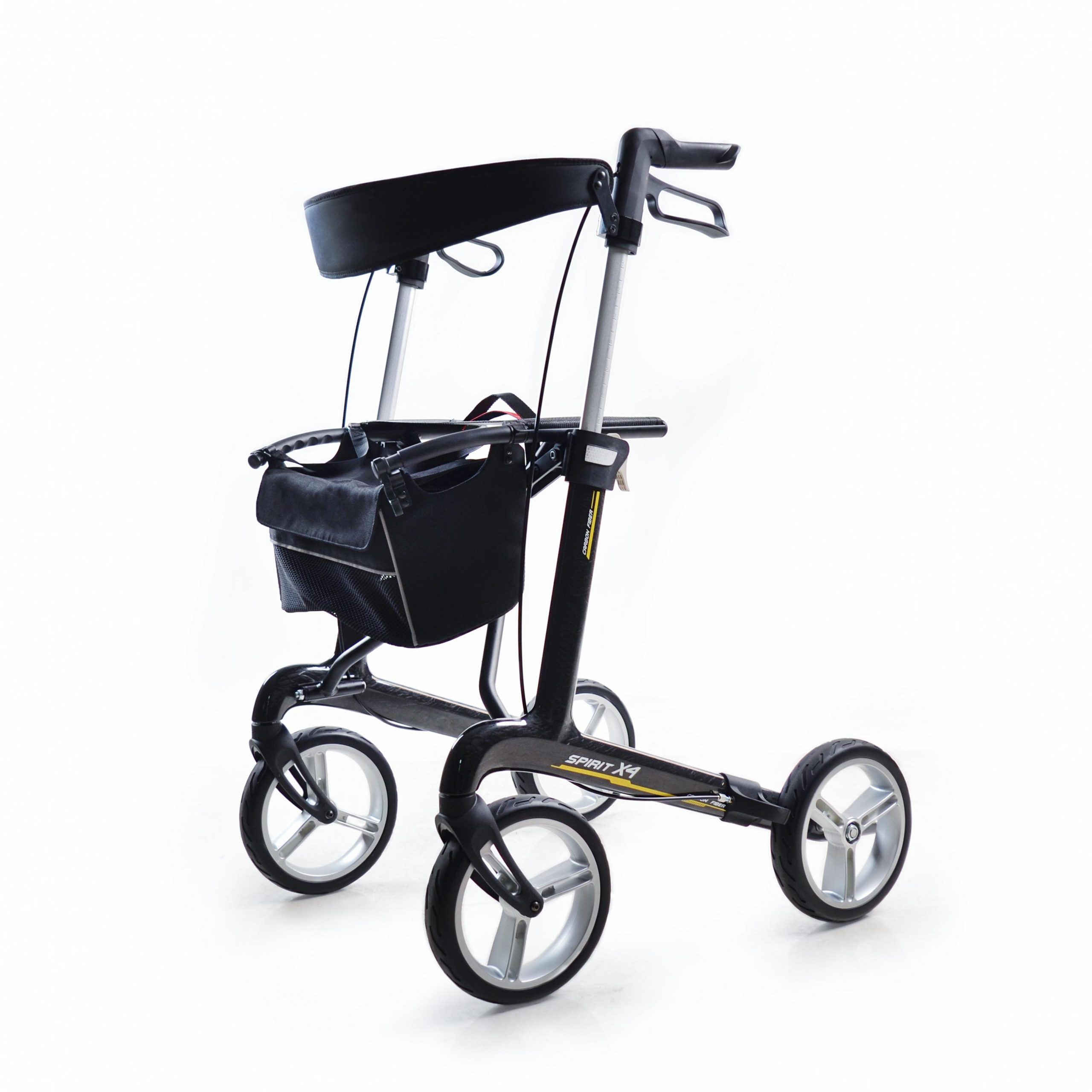 SPIRIT X4 carbon fiber foldable lightweight rollator walker