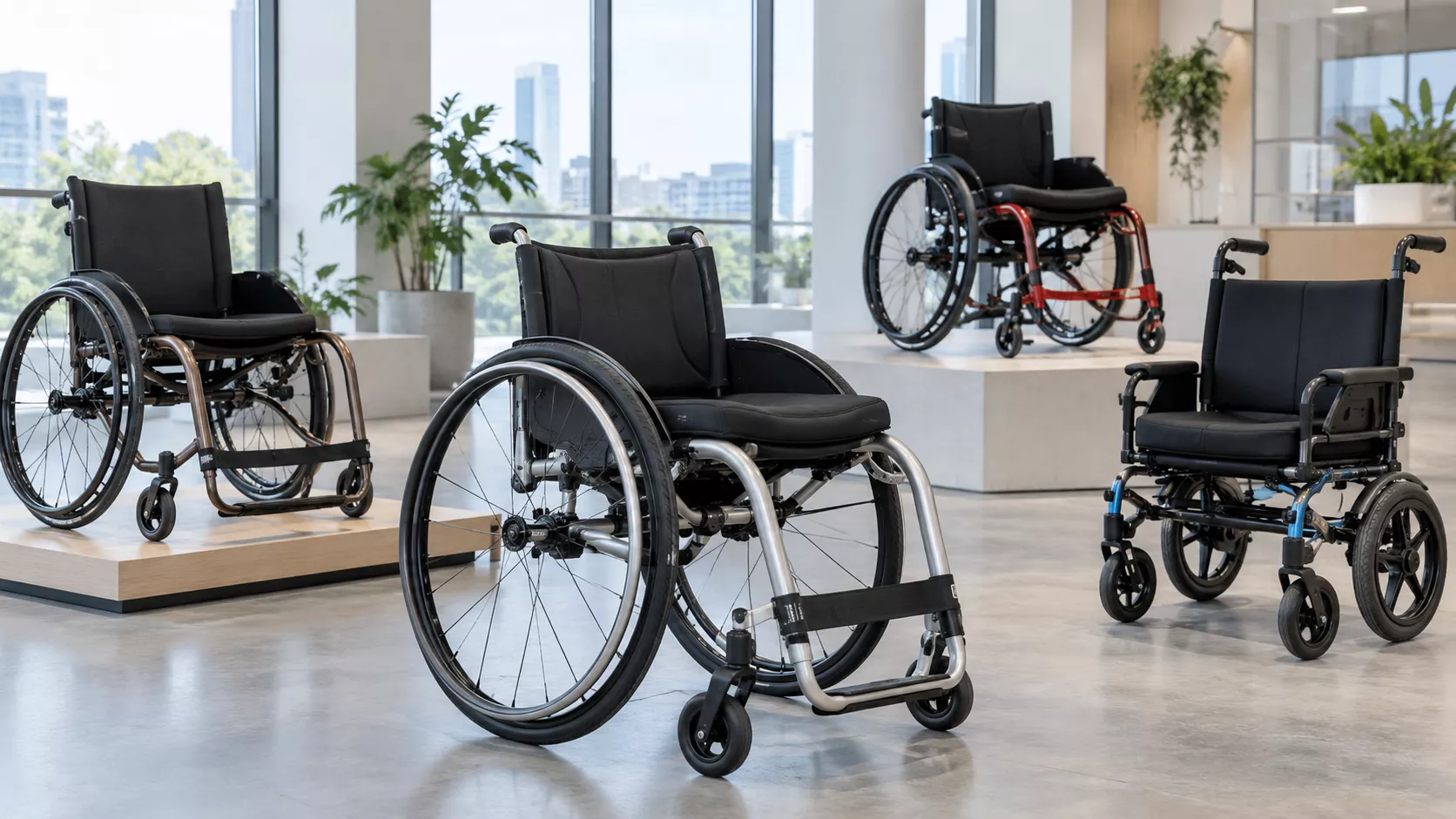 Rigid and folding ultralight manual wheelchair frame styles