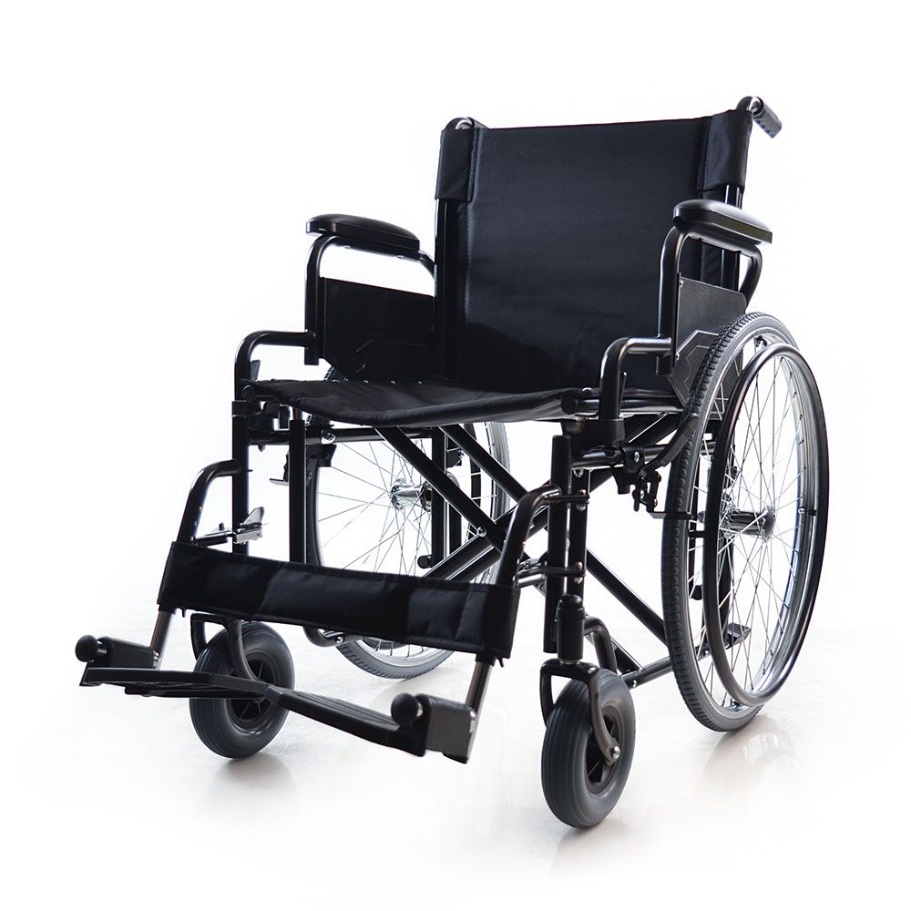 YK9130 steel frame foldable manual wheelchair