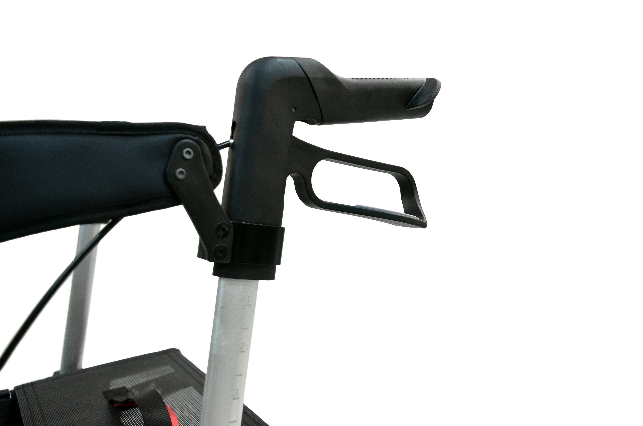 SPIRIT X3 aluminum foldable lightweight rollator walker handle grip design of spirit x3 detail