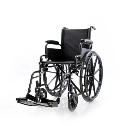 YK9050 K1 steel frame foldable detachable parts manual wheelchair