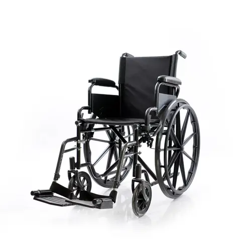 YK9050 K1 steel frame foldable detachable parts manual wheelchair