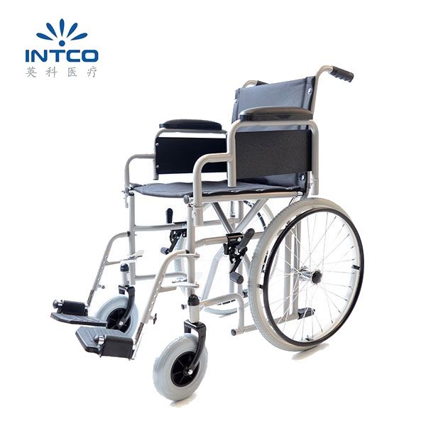 YK9034 steel frame foldable detachable parts manual wheelchair product image