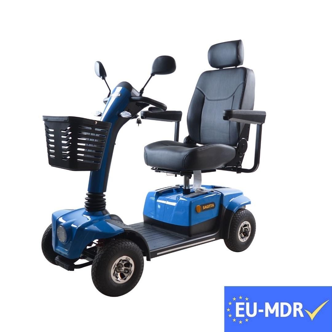 SAGITTA-D adjustable electromagnetic brake mobility scooter