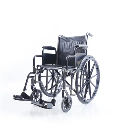 YK9052 K2 steel frame foldable detachable parts manual wheelchair