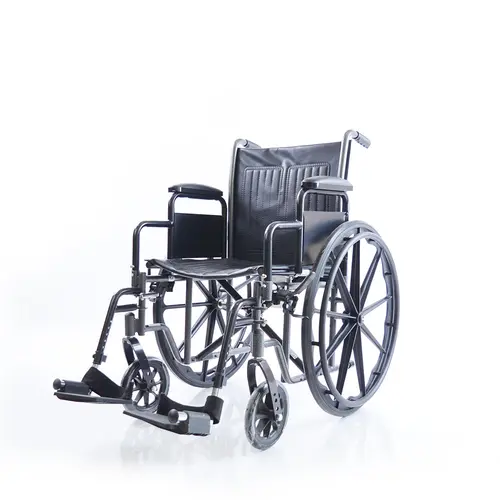 YK9052 K2 steel frame foldable detachable parts manual wheelchair