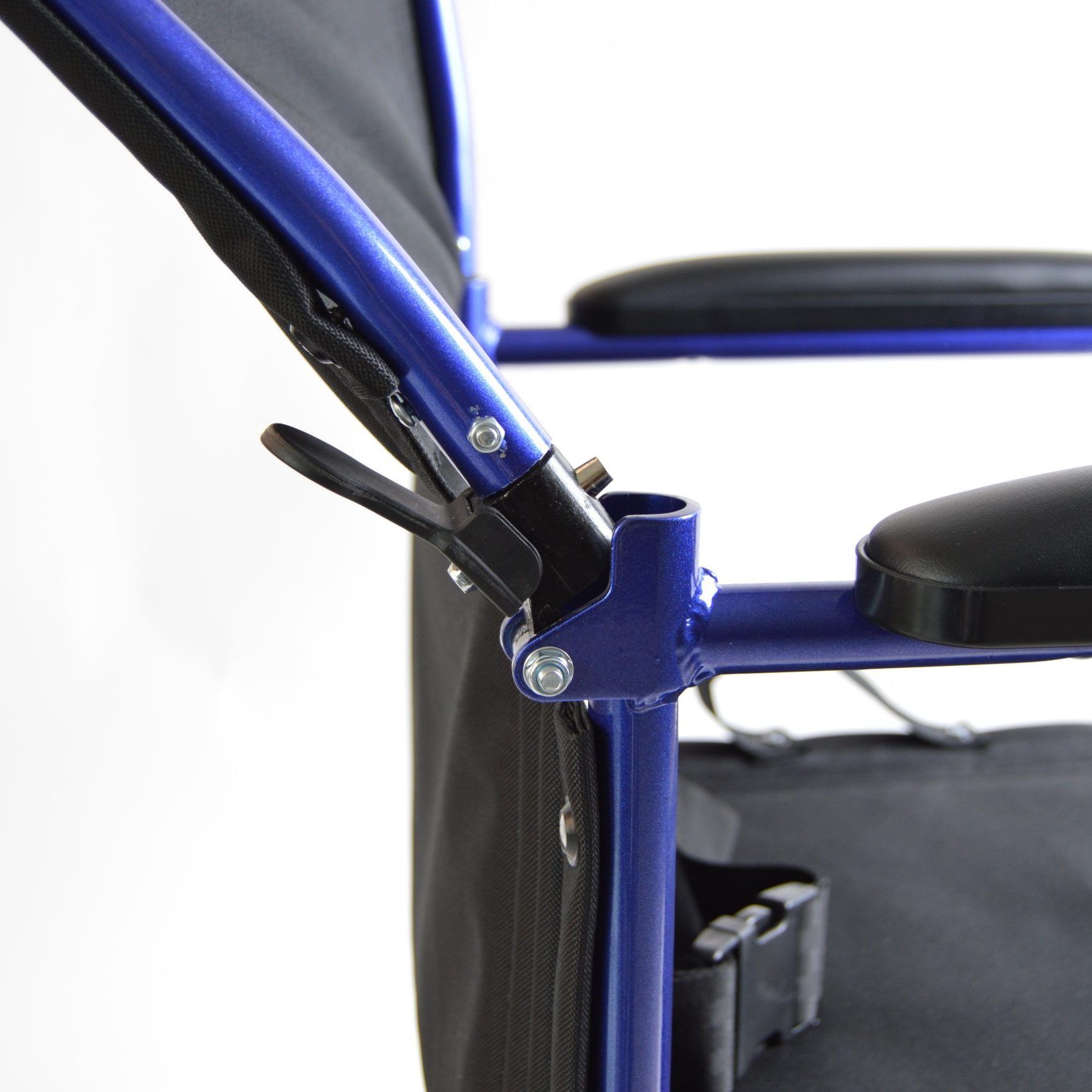 YK9092 steel frame foldable manual wheelchair folding- detail