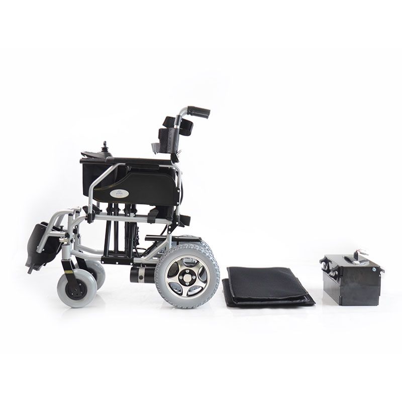 PIONEER Y201 aluminum foldable detachable parts power wheelchair backrest half folding detail