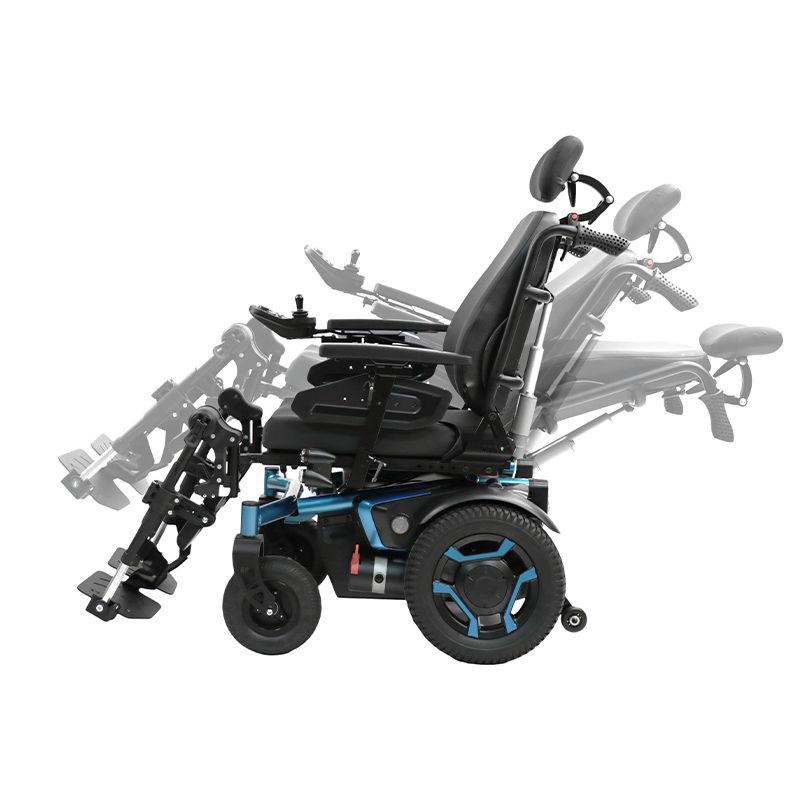 STAR steel frame electromagnetic brake power wheelchair its ergonomic design ensures maximum comfort, while advanced technology offers both freedom and safety detail