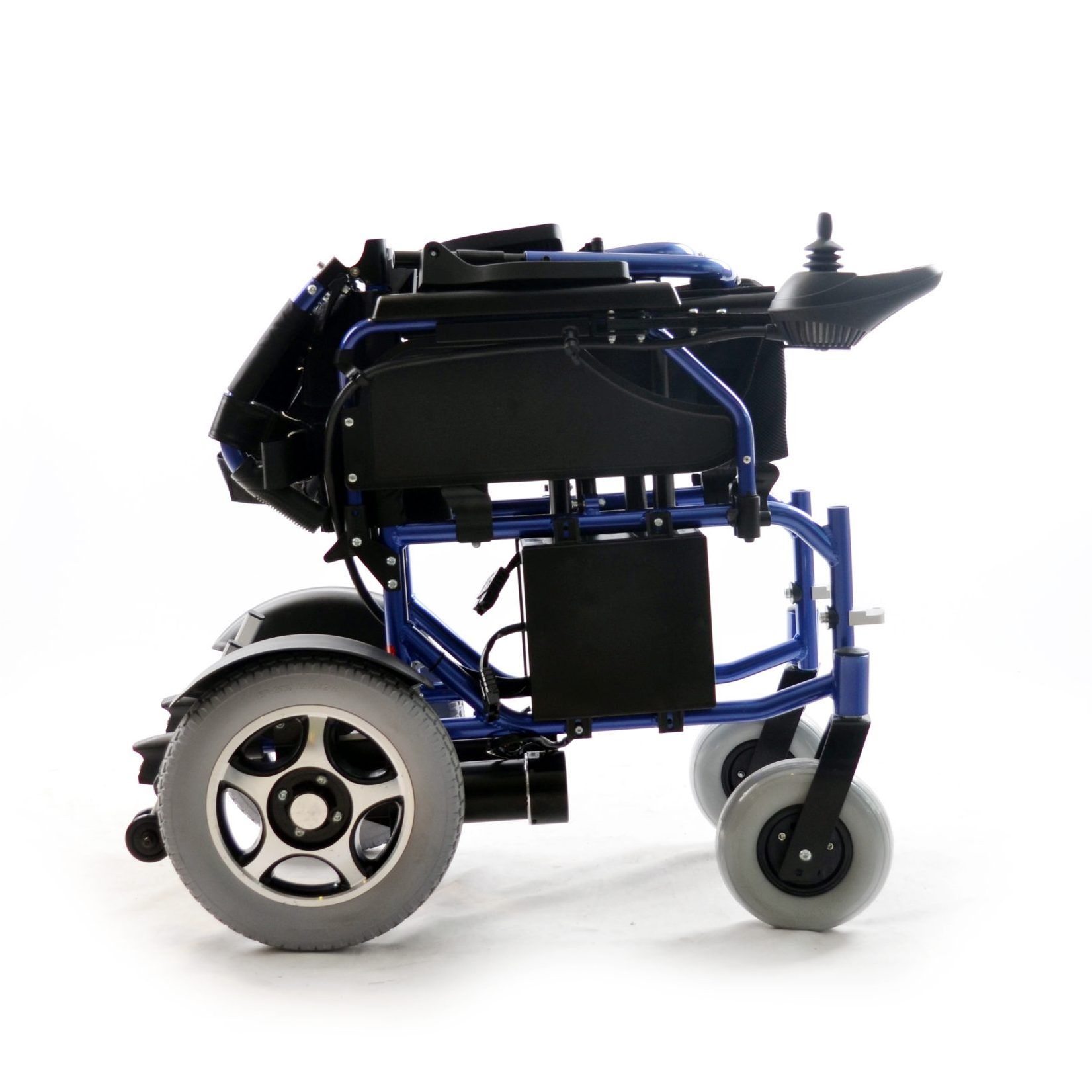 SPLIT Y208 aluminum foldable detachable parts power wheelchair backrest half folding detail