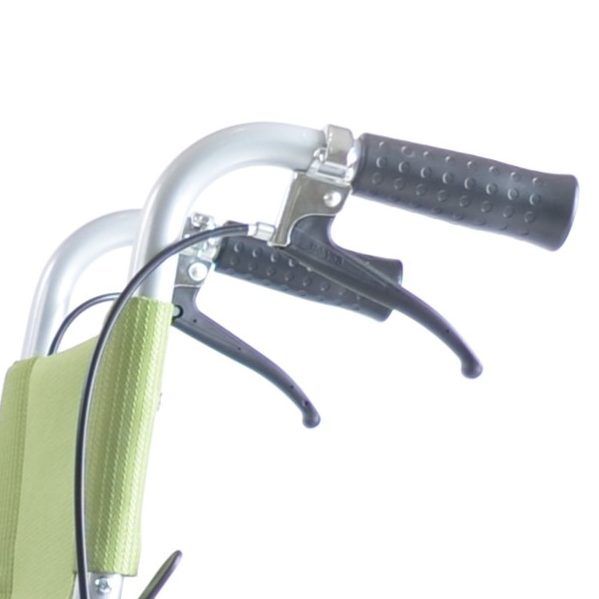 YK9101 aluminum foldable lightweight manual wheelchair half-fold backrest design greatly reduces storage volume detail