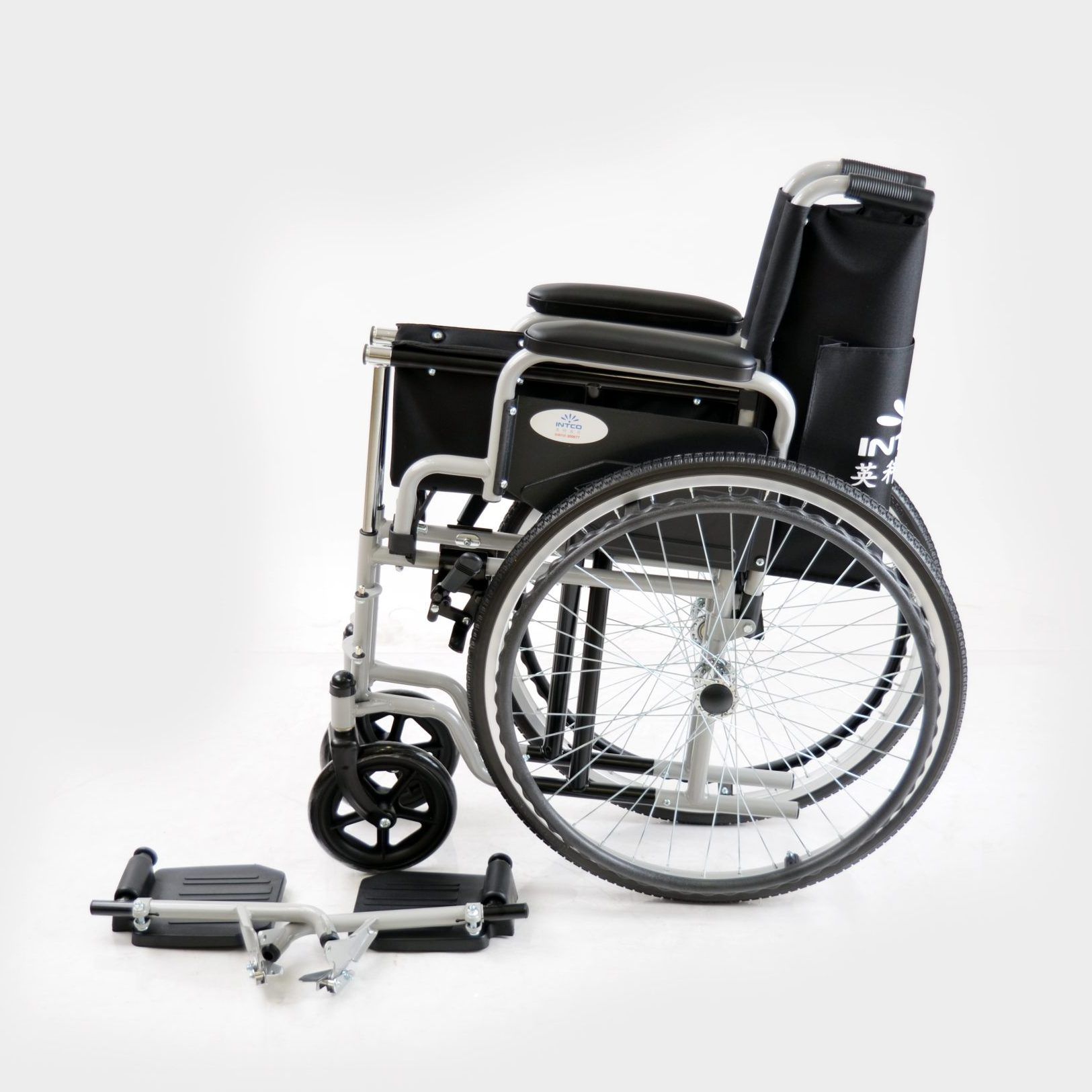 YK9031 steel frame foldable anti-tipper manual wheelchair wechatimg1995 detail