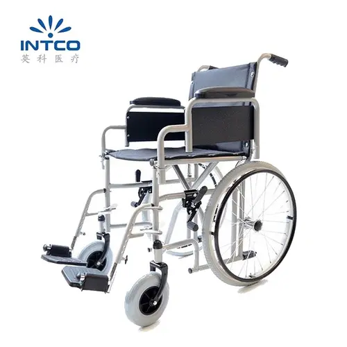 YK9034 steel frame foldable detachable parts manual wheelchair product image
