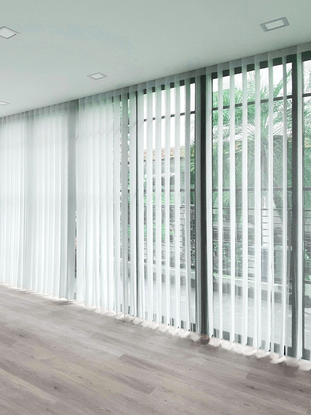 Unislat smart blinds in a landed Singapore home