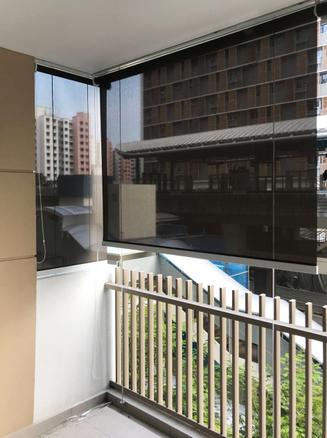 Outdoor Roller Blinds Singapore Home Balcony