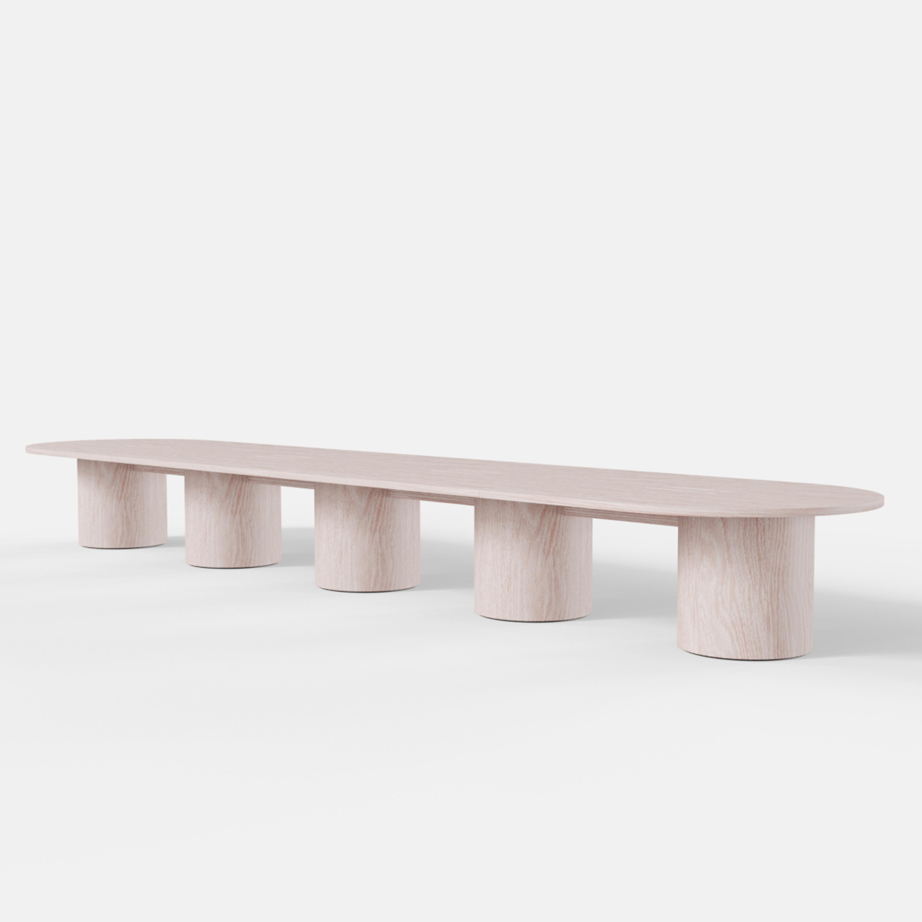 Gathering Workstation Table Round Base - Variation 36