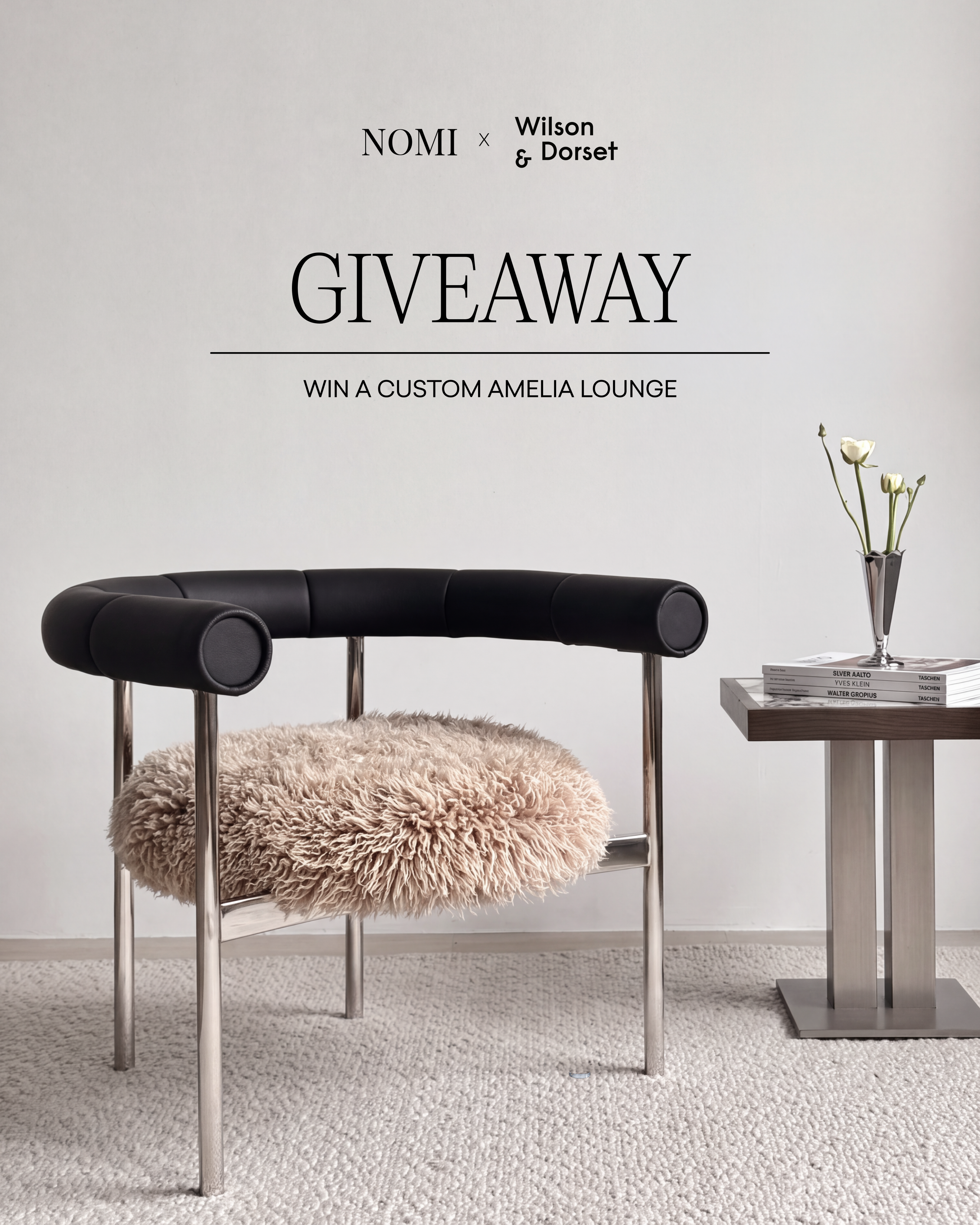 WIN A CUSTOM AMELIA LOUNGE