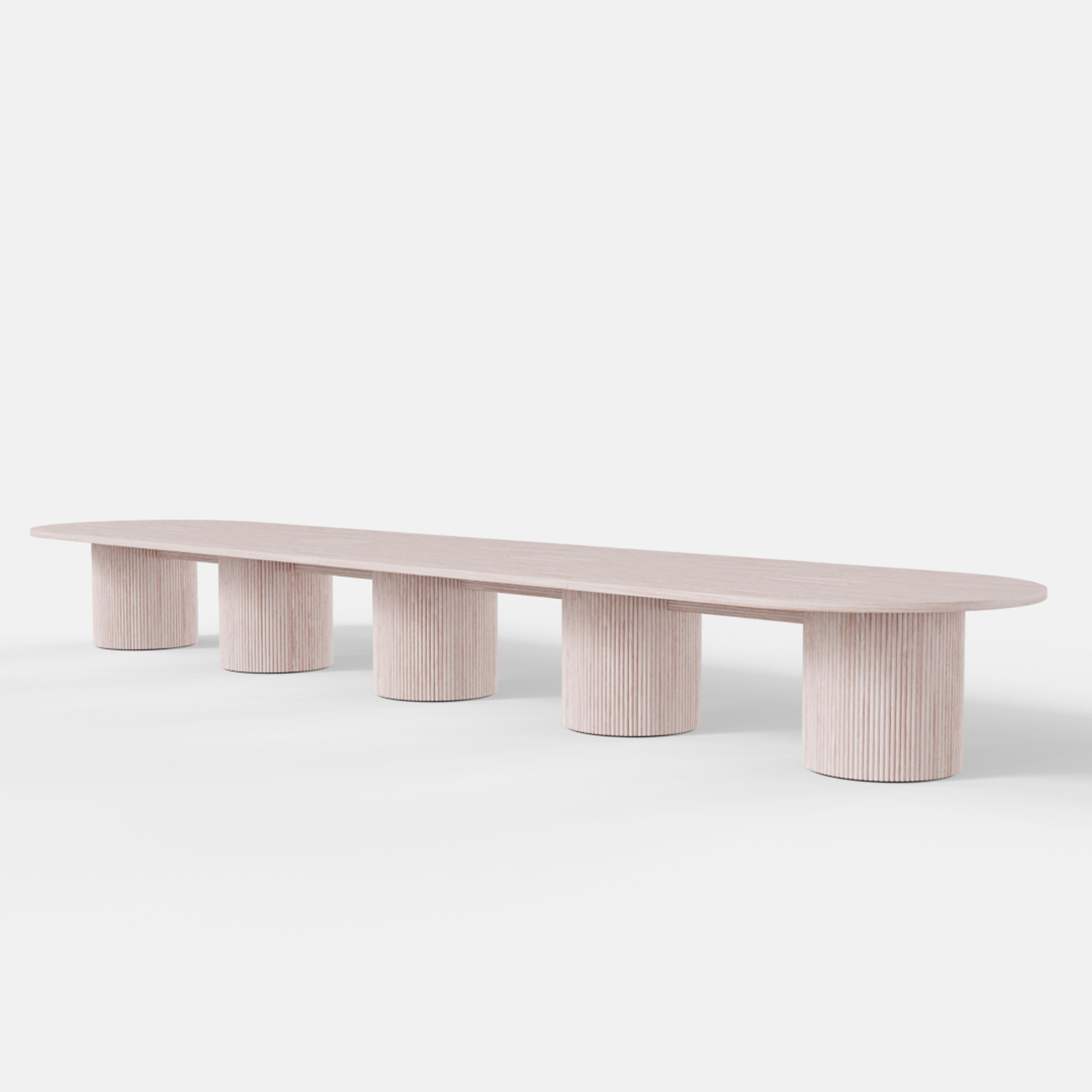 Gathering Workstation Table Round Base - Variation 44