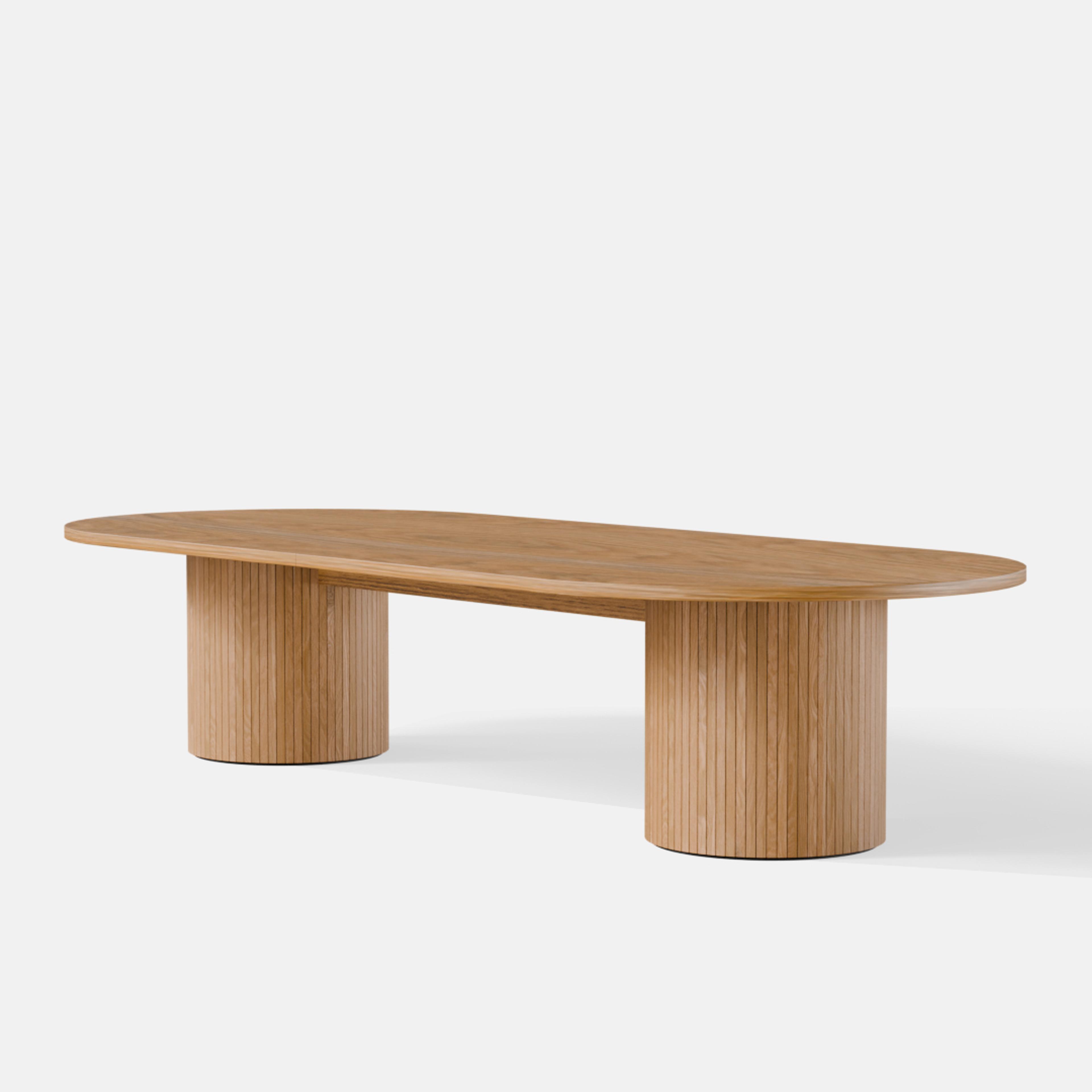 Gathering Boardroom Table Round Base - Variation 49