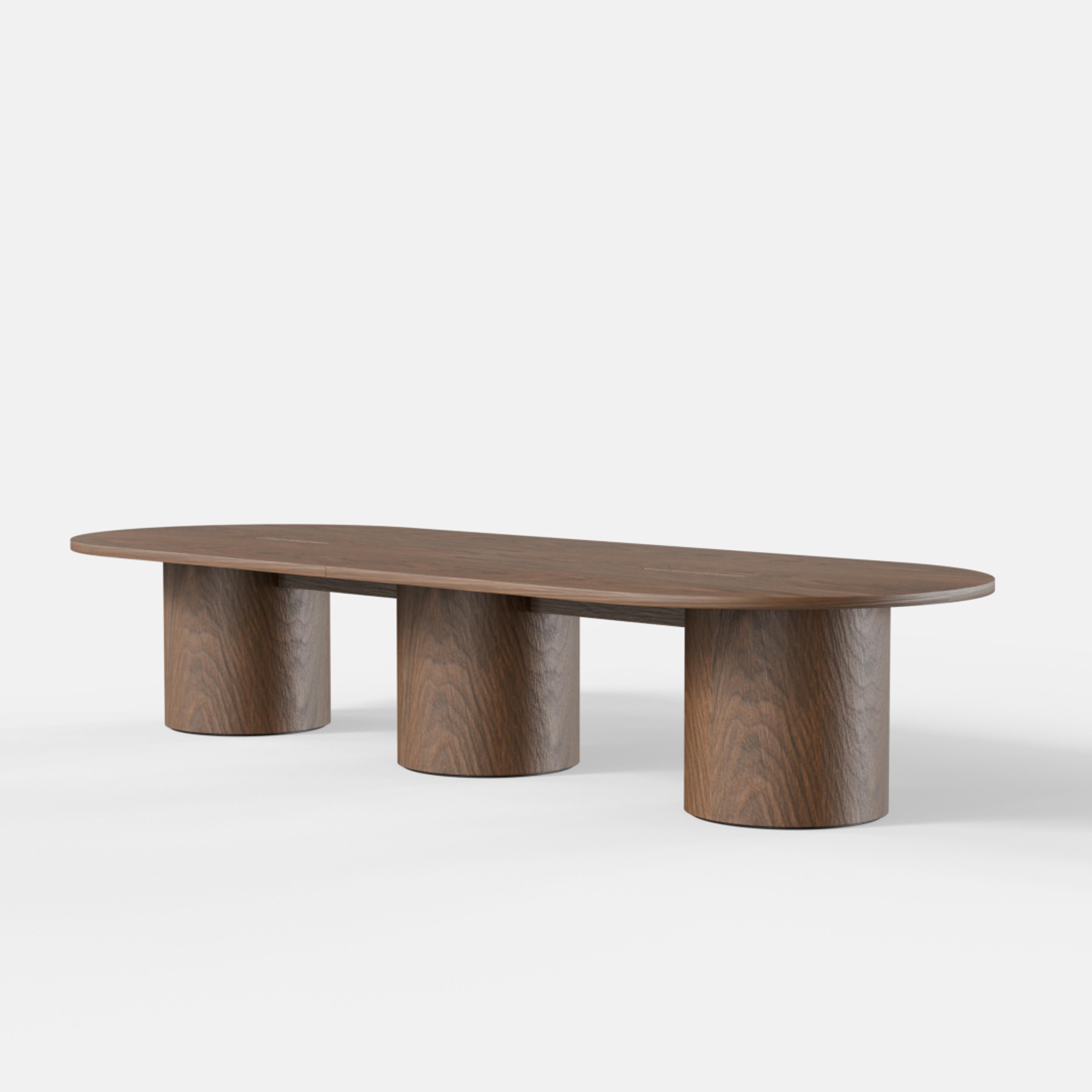 Gathering Workstation Table Round Base - Variation 2