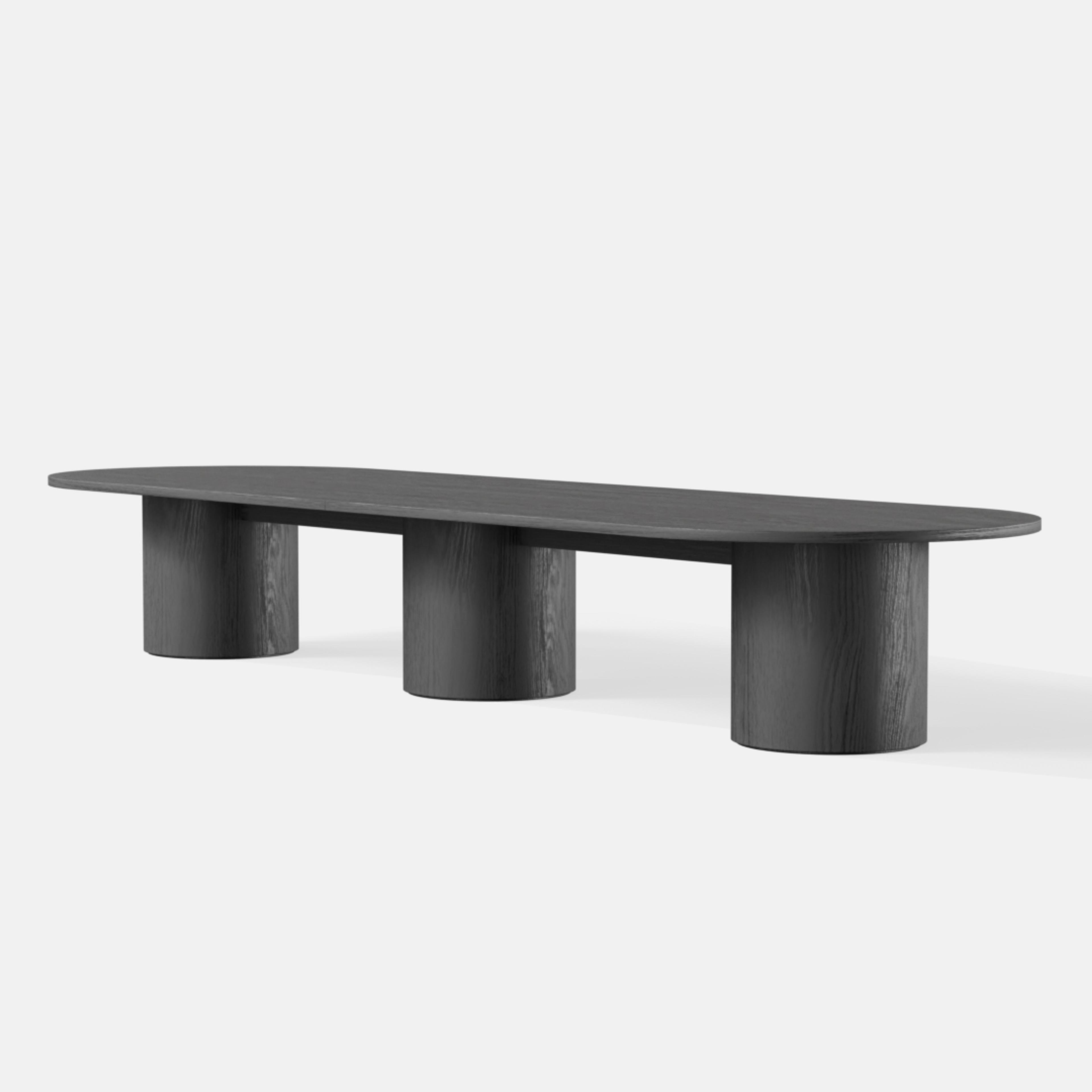 Gathering Boardroom Table Round Base - Variation 69