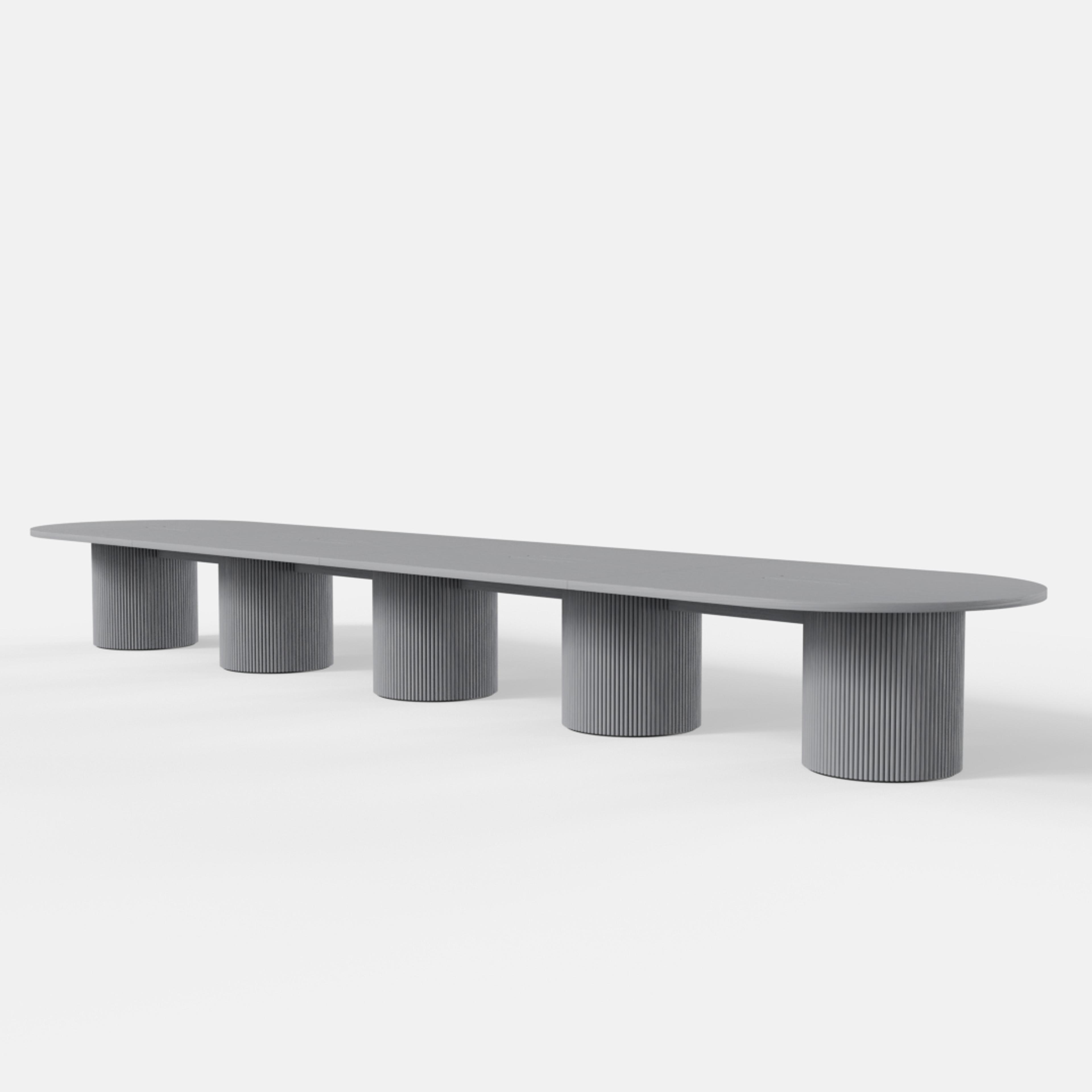 Gathering Workstation Table Round Base - Variation 46