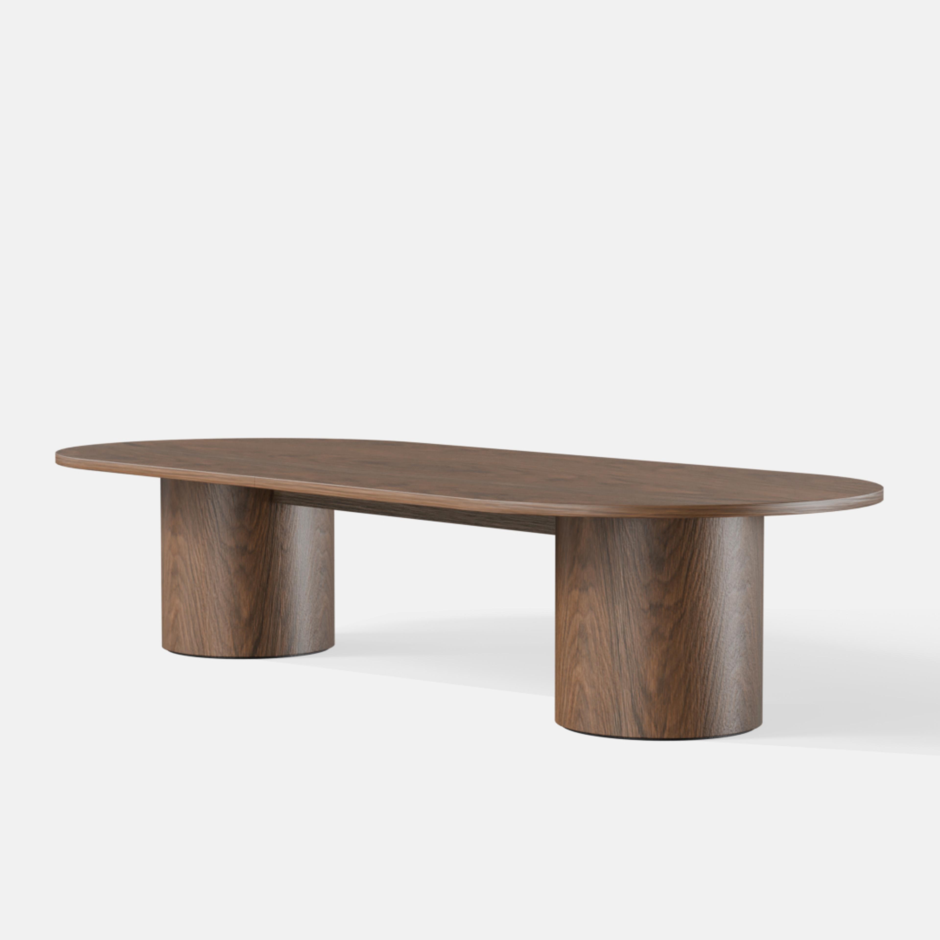 Gathering Boardroom Table Round Base - Variation 42