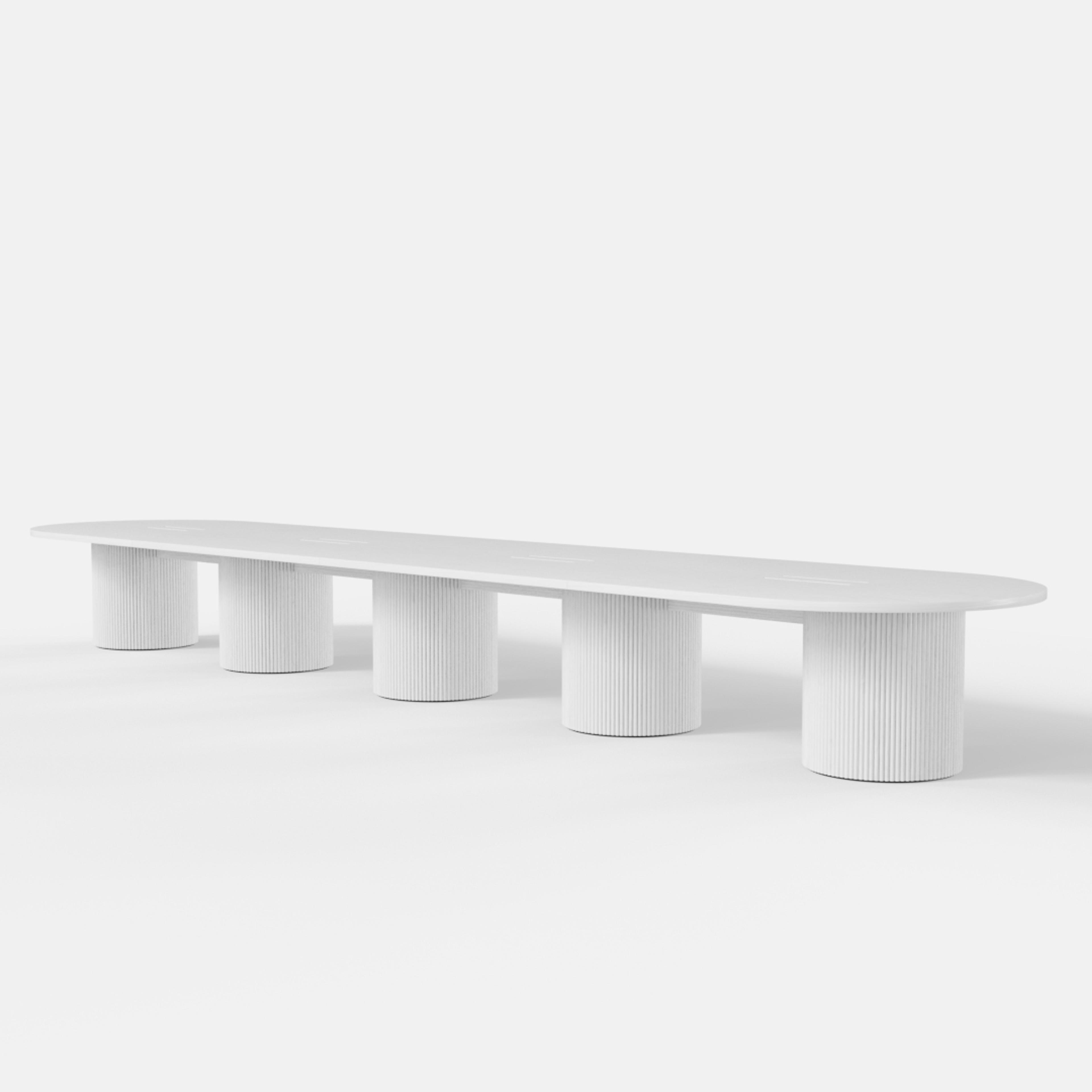 Gathering Workstation Table Round Base - Variation 47