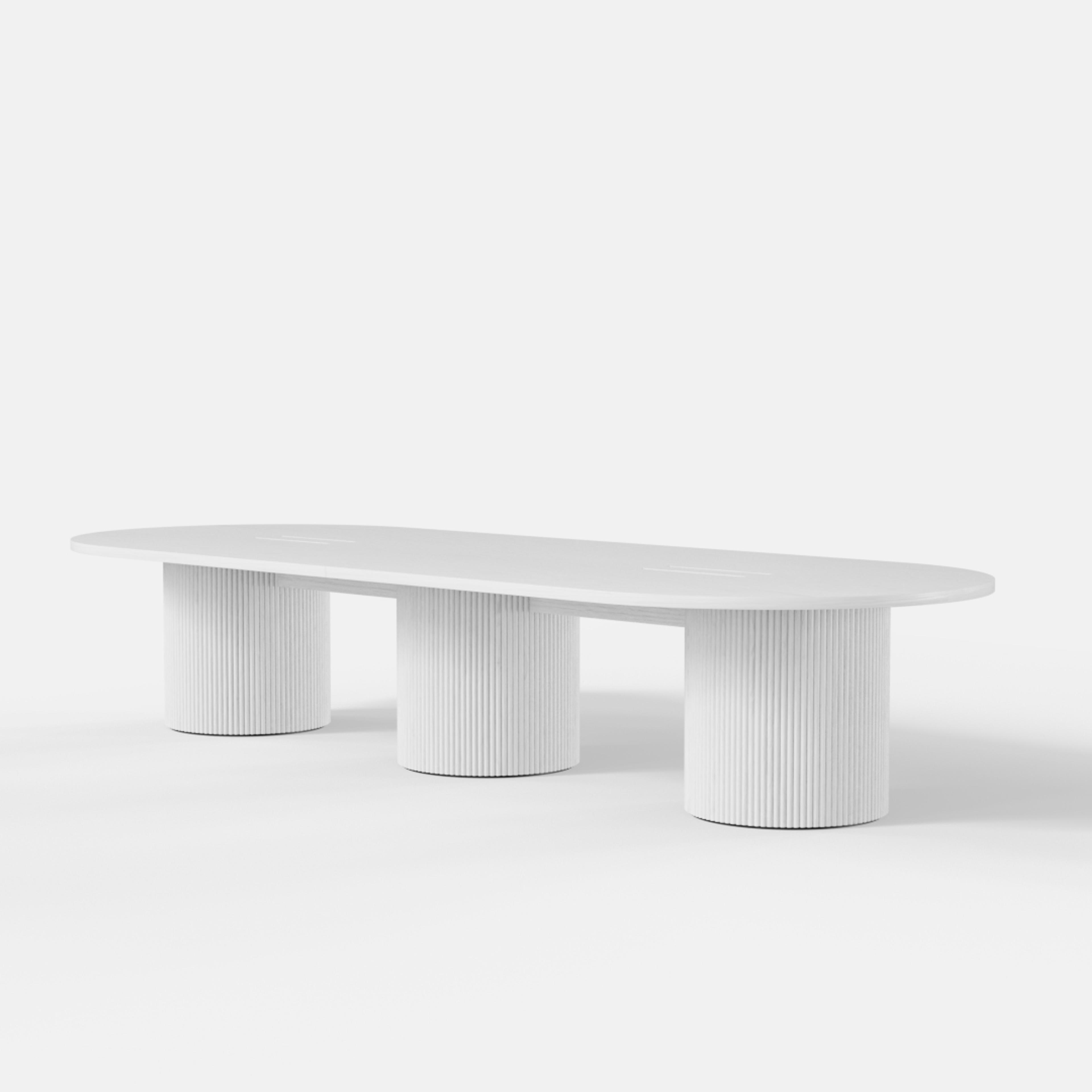 Gathering Workstation Table Round Base - Variation 15