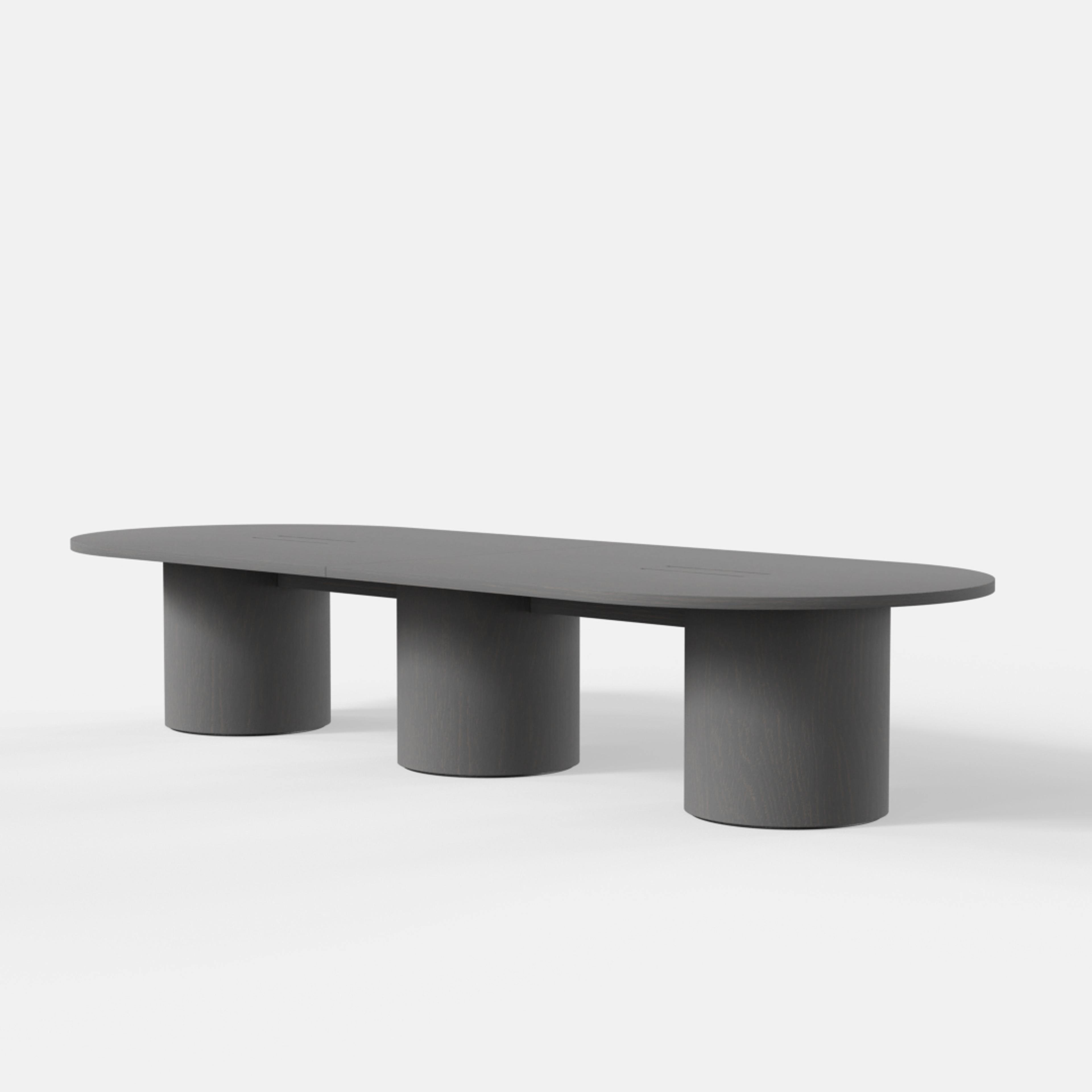 Gathering Workstation Table Round Base - Variation 3