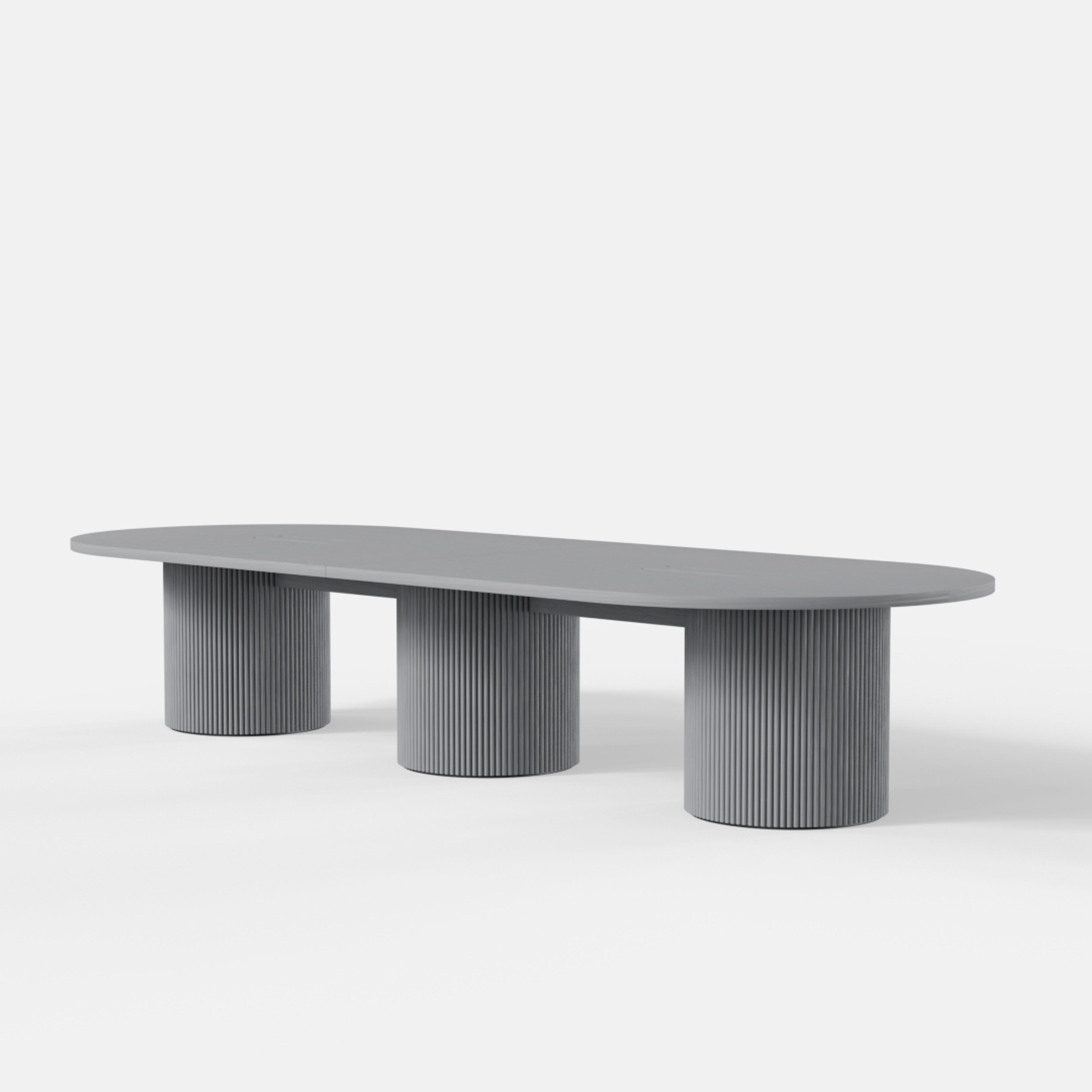 Gathering Workstation Table Round Base - Variation 14