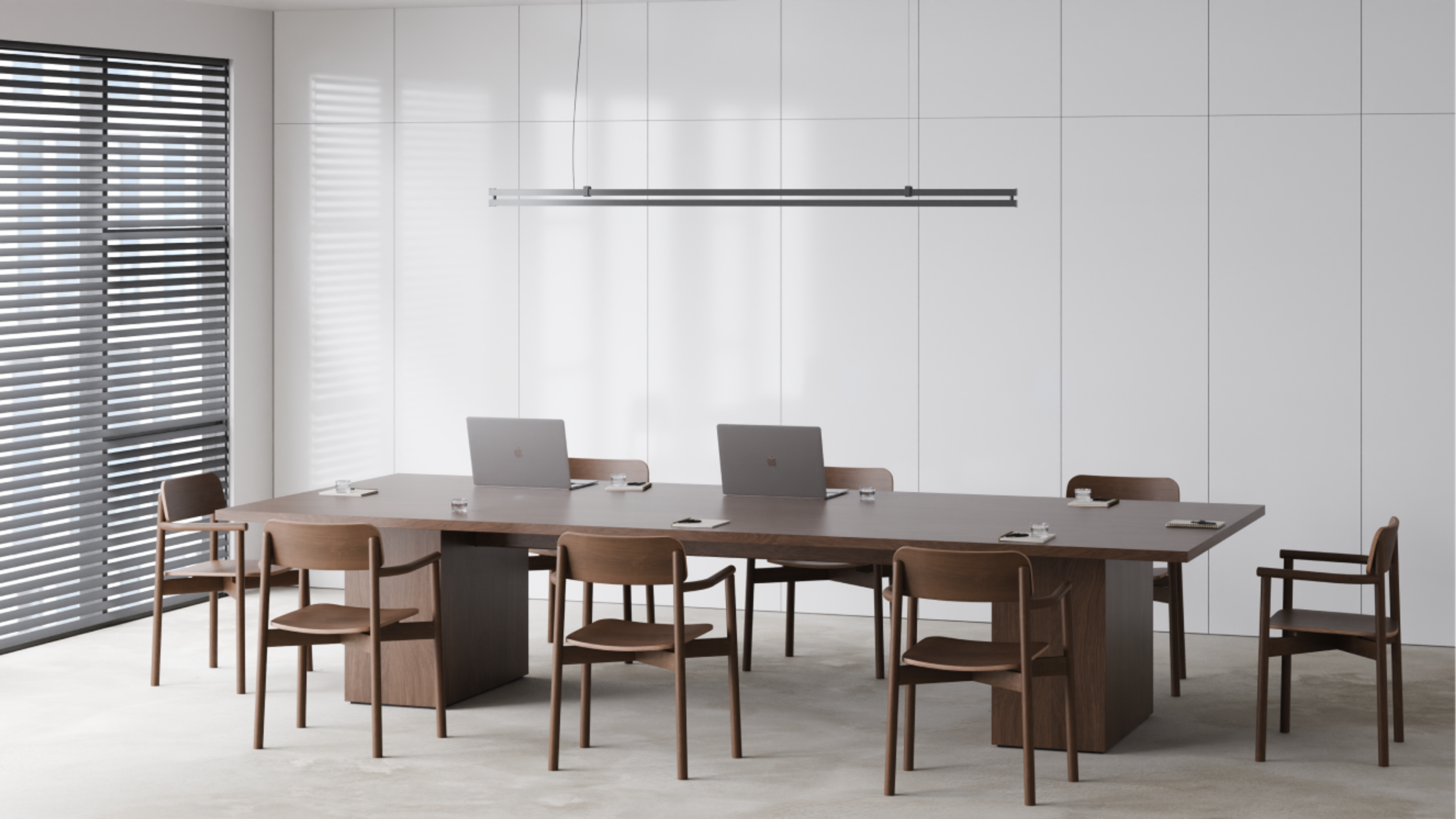 Gathering Boardroom Table Rectangle Base