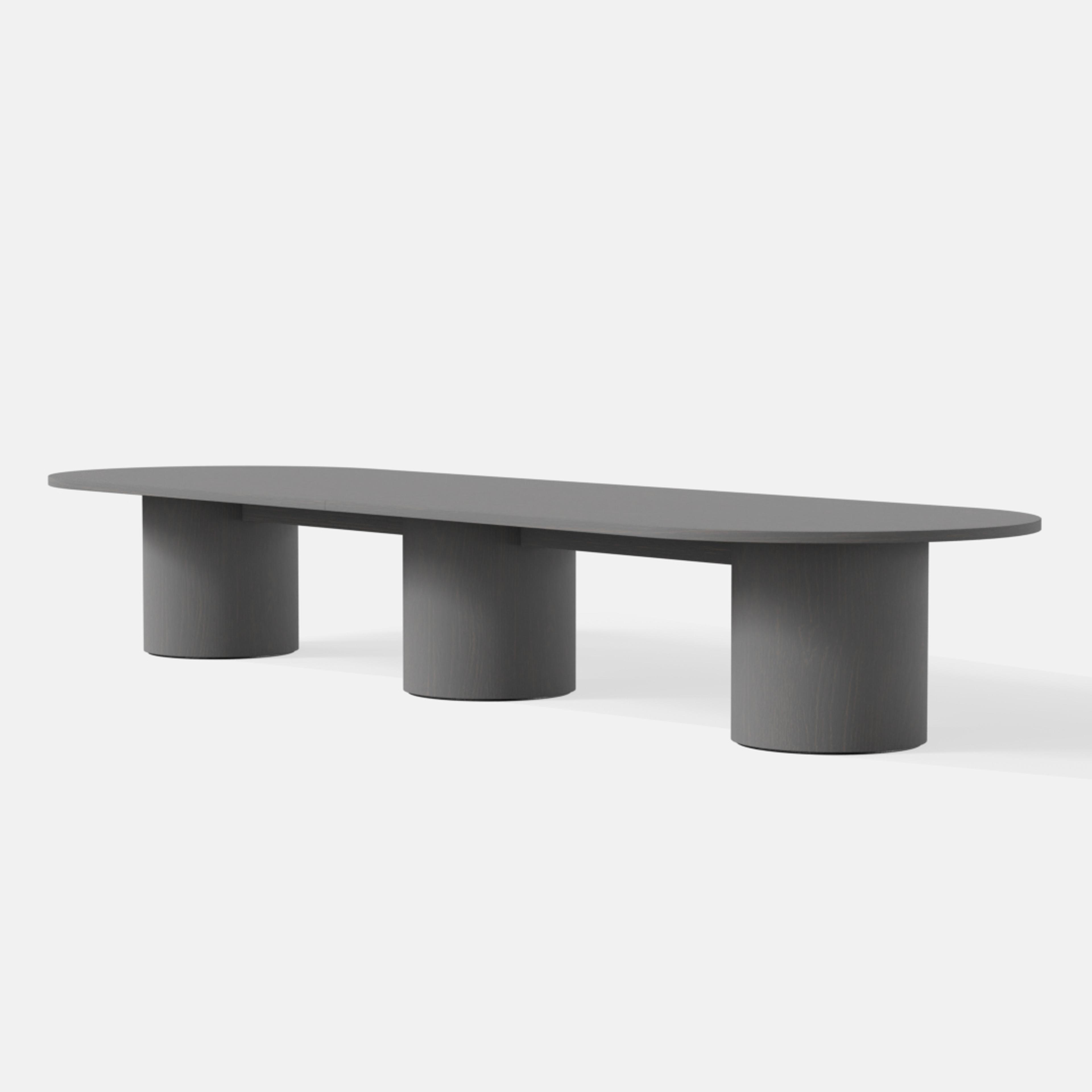 Gathering Boardroom Table Round Base - Variation 75