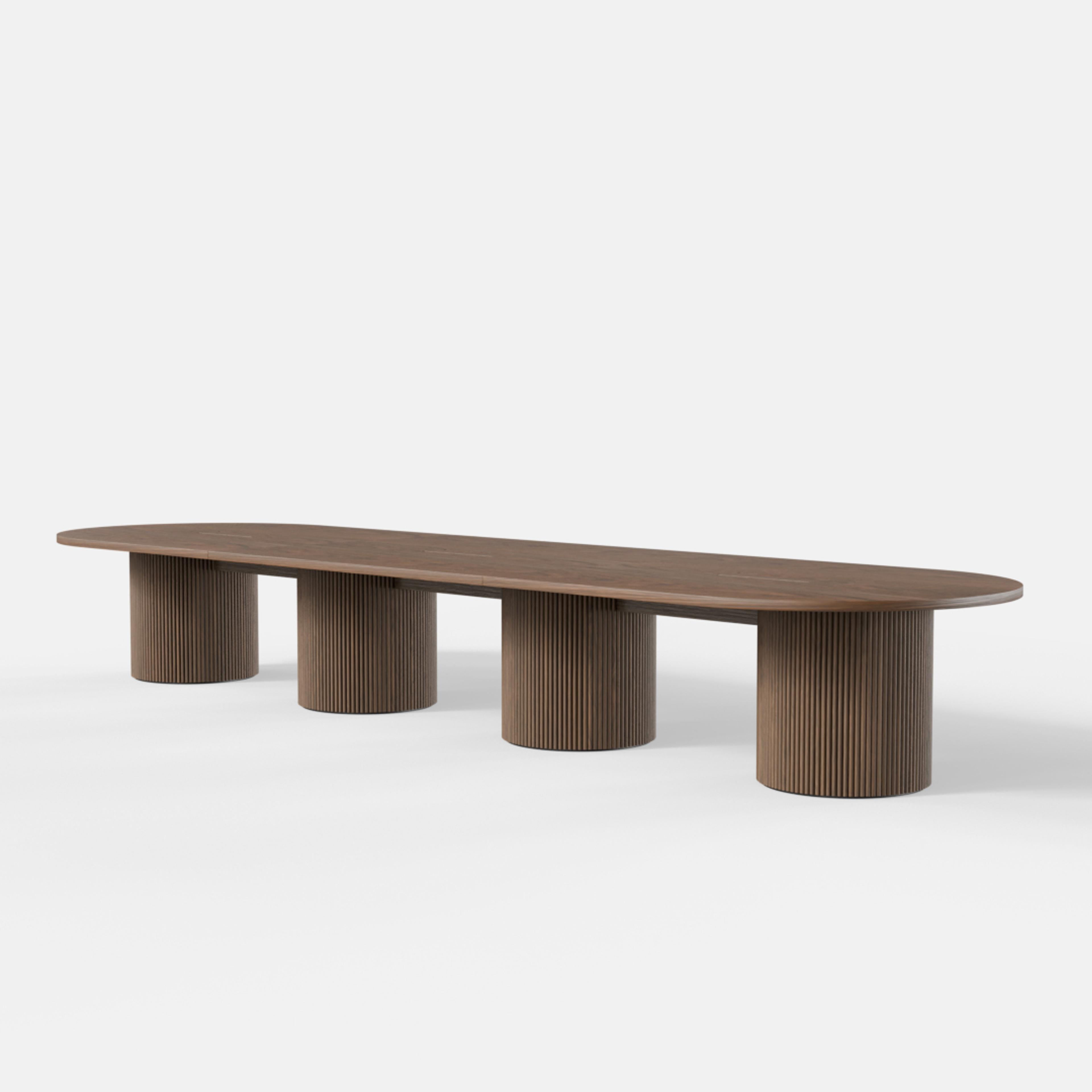 Gathering Workstation Table Round Base - Variation 26