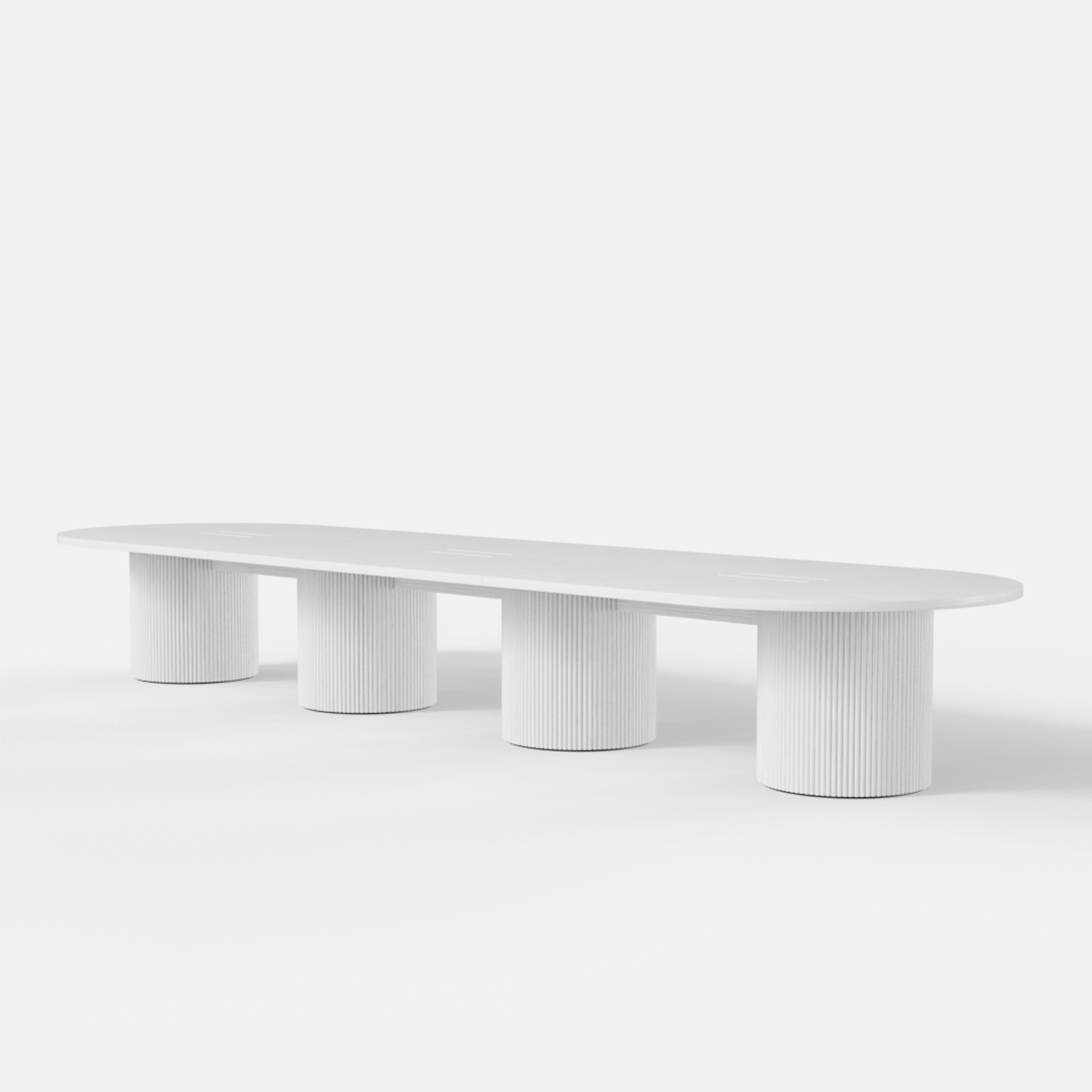 Gathering Workstation Table Round Base - Variation 31