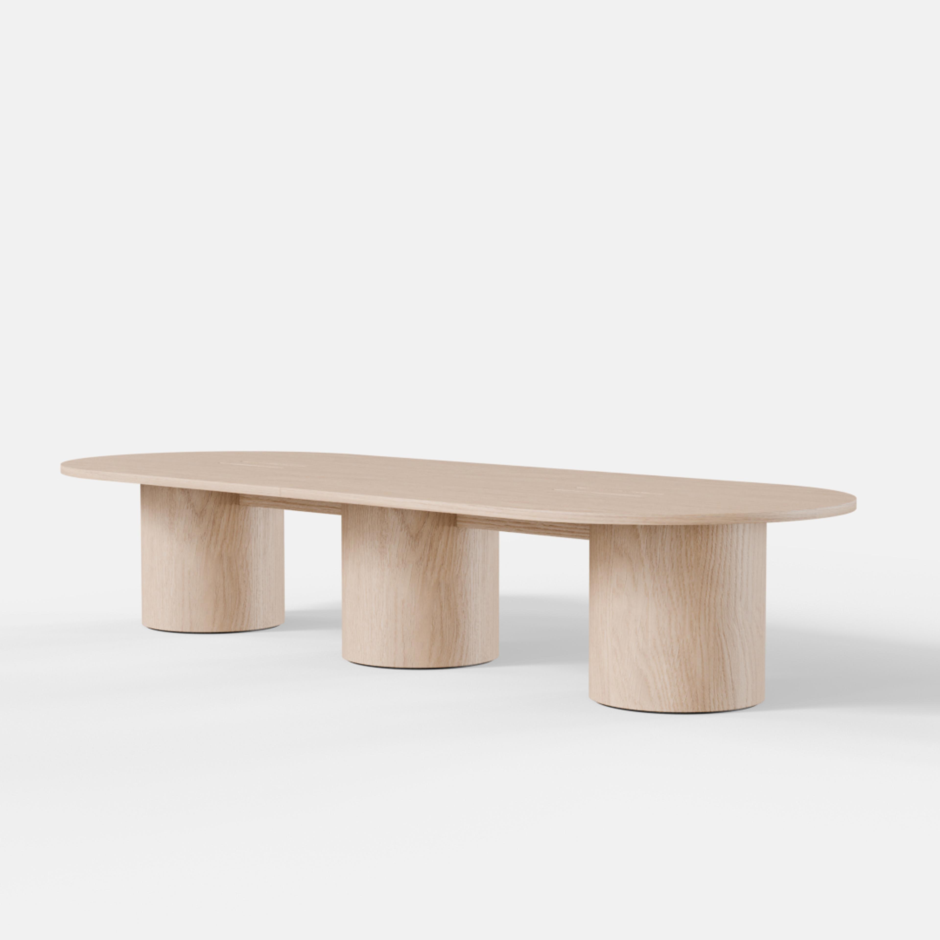 Gathering Workstation Table Round Base - Variation 8