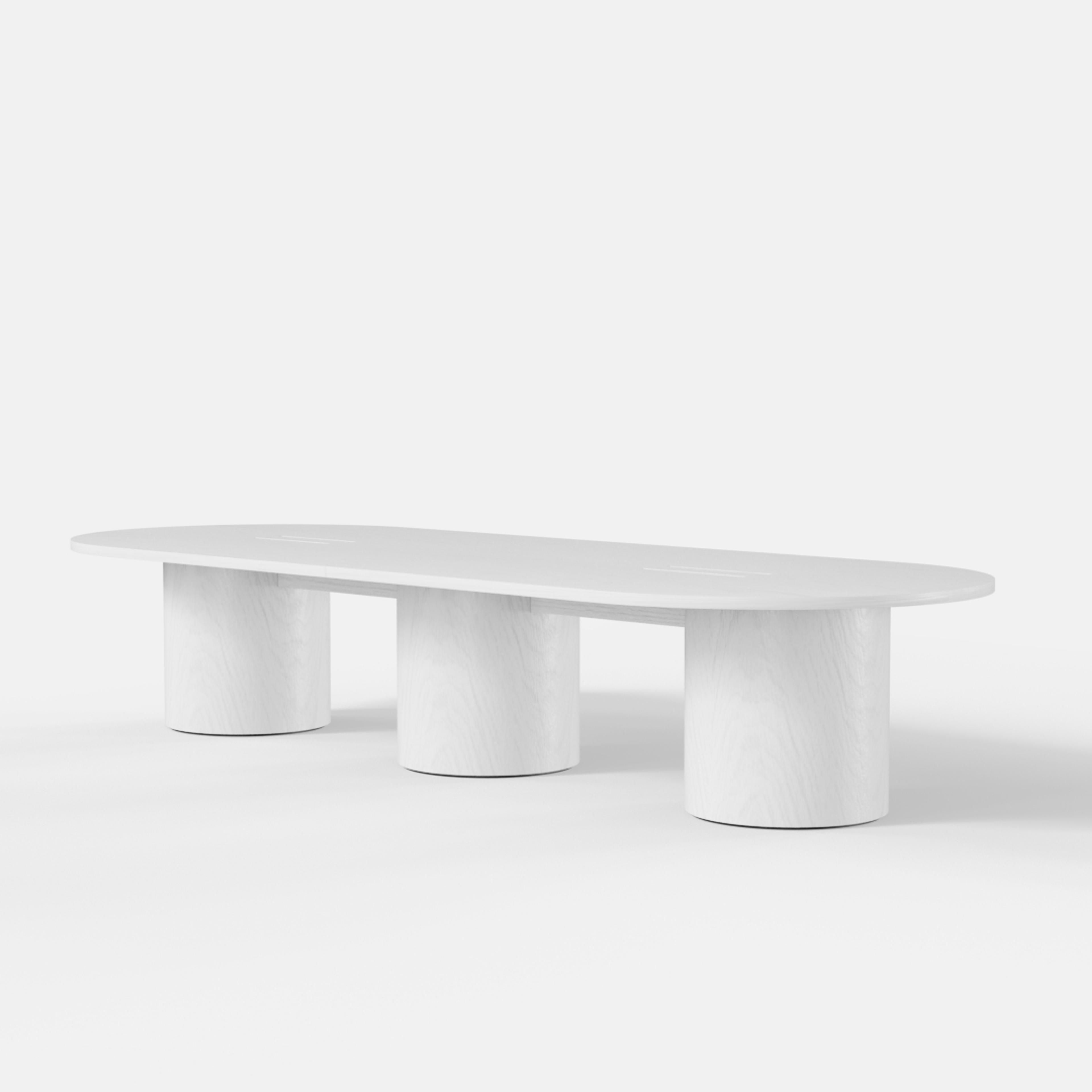 Gathering Workstation Table Round Base - Variation 7