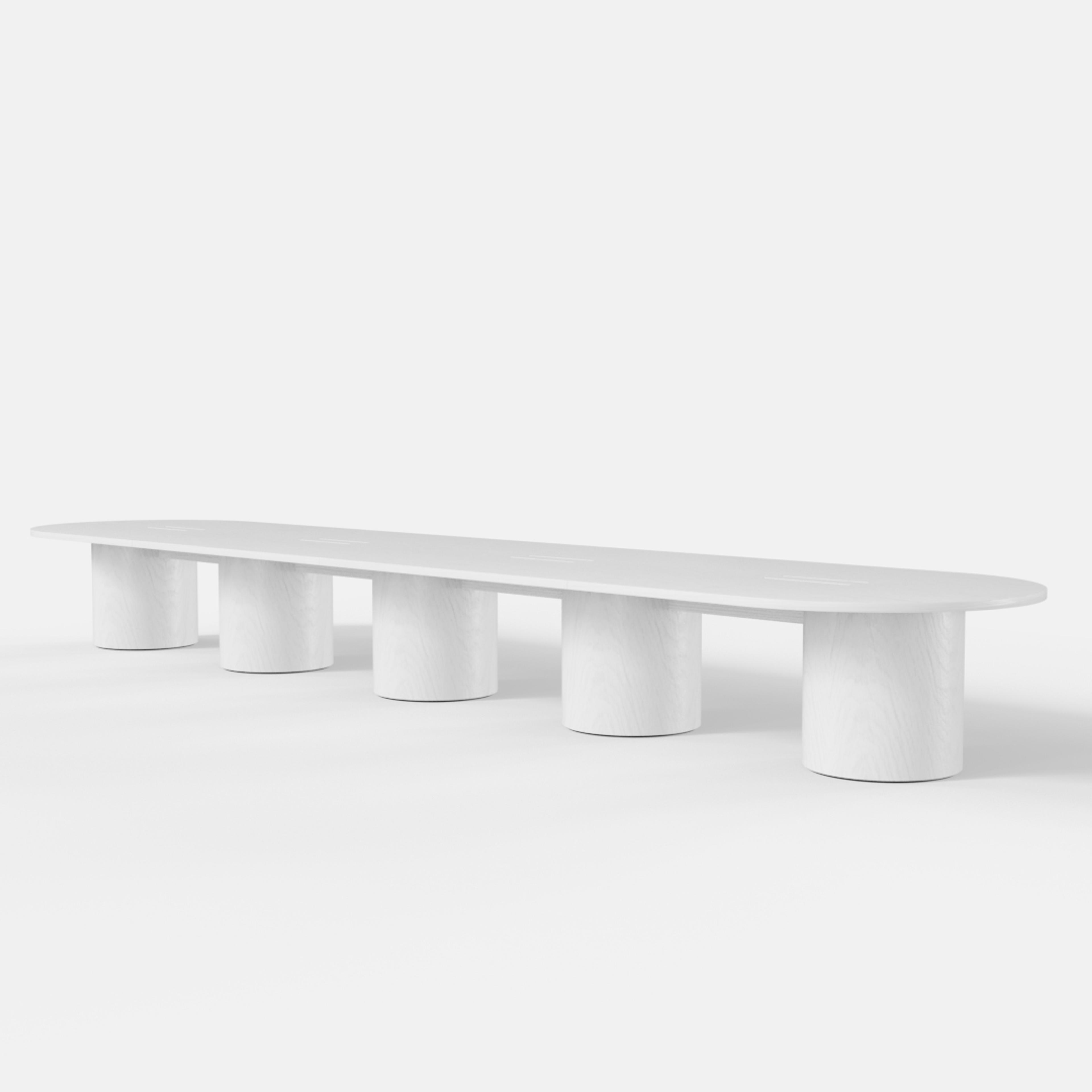 Gathering Workstation Table Round Base - Variation 39