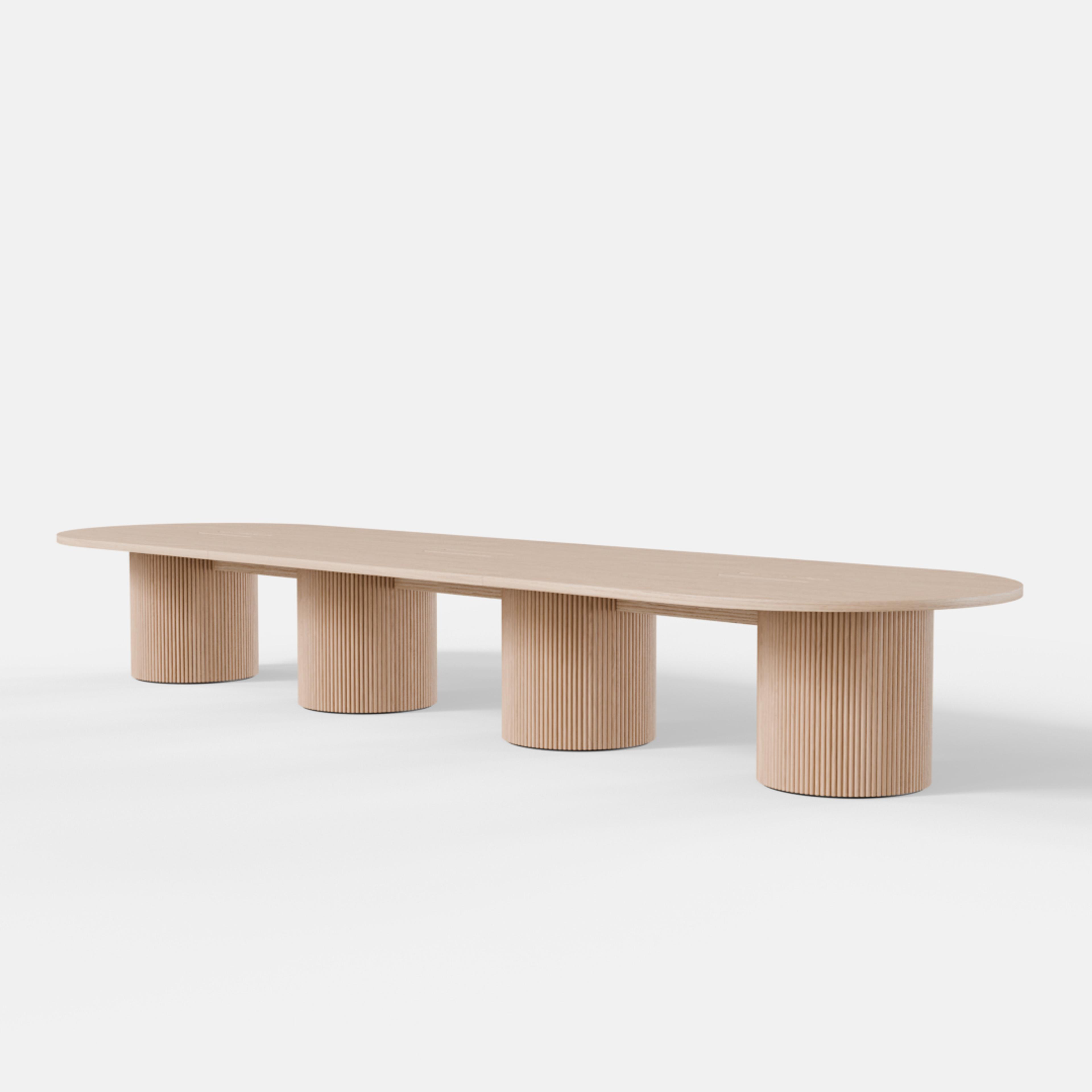 Gathering Workstation Table Round Base - Variation 32