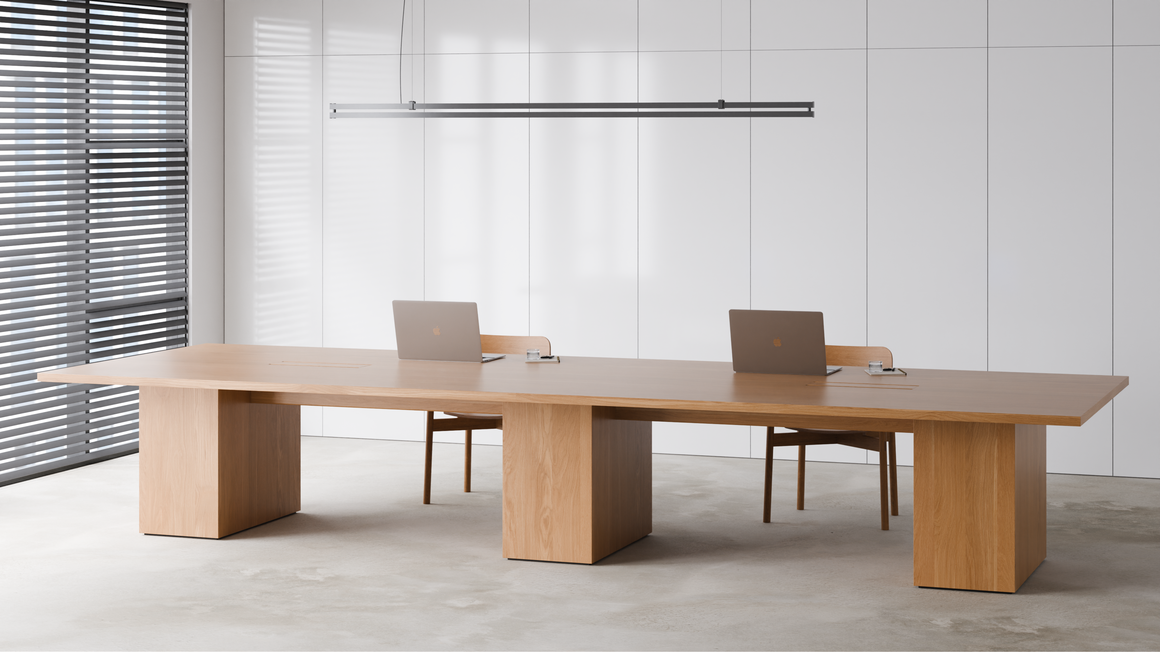 Gathering Workstation Table Square Base