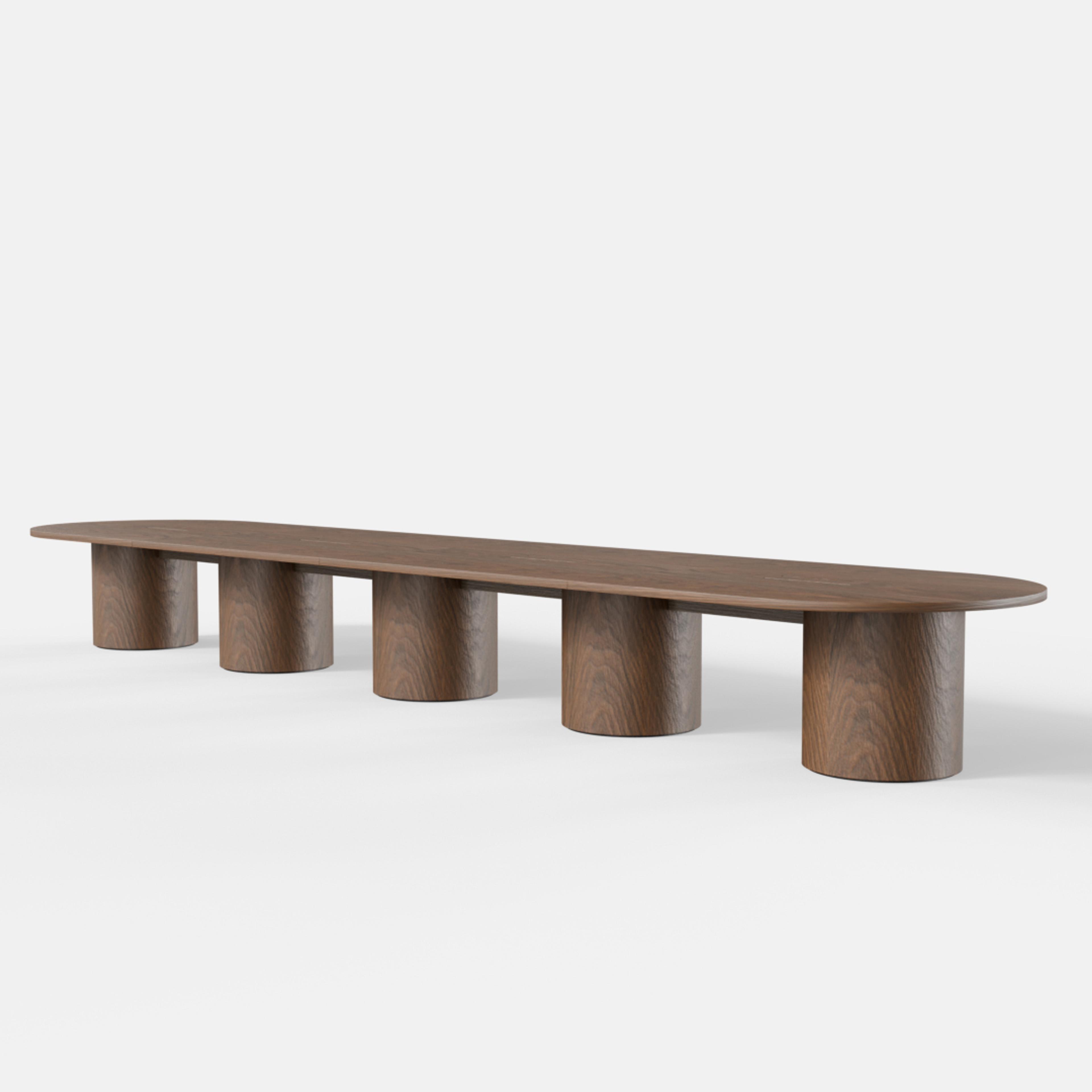 Gathering Workstation Table Round Base - Variation 34