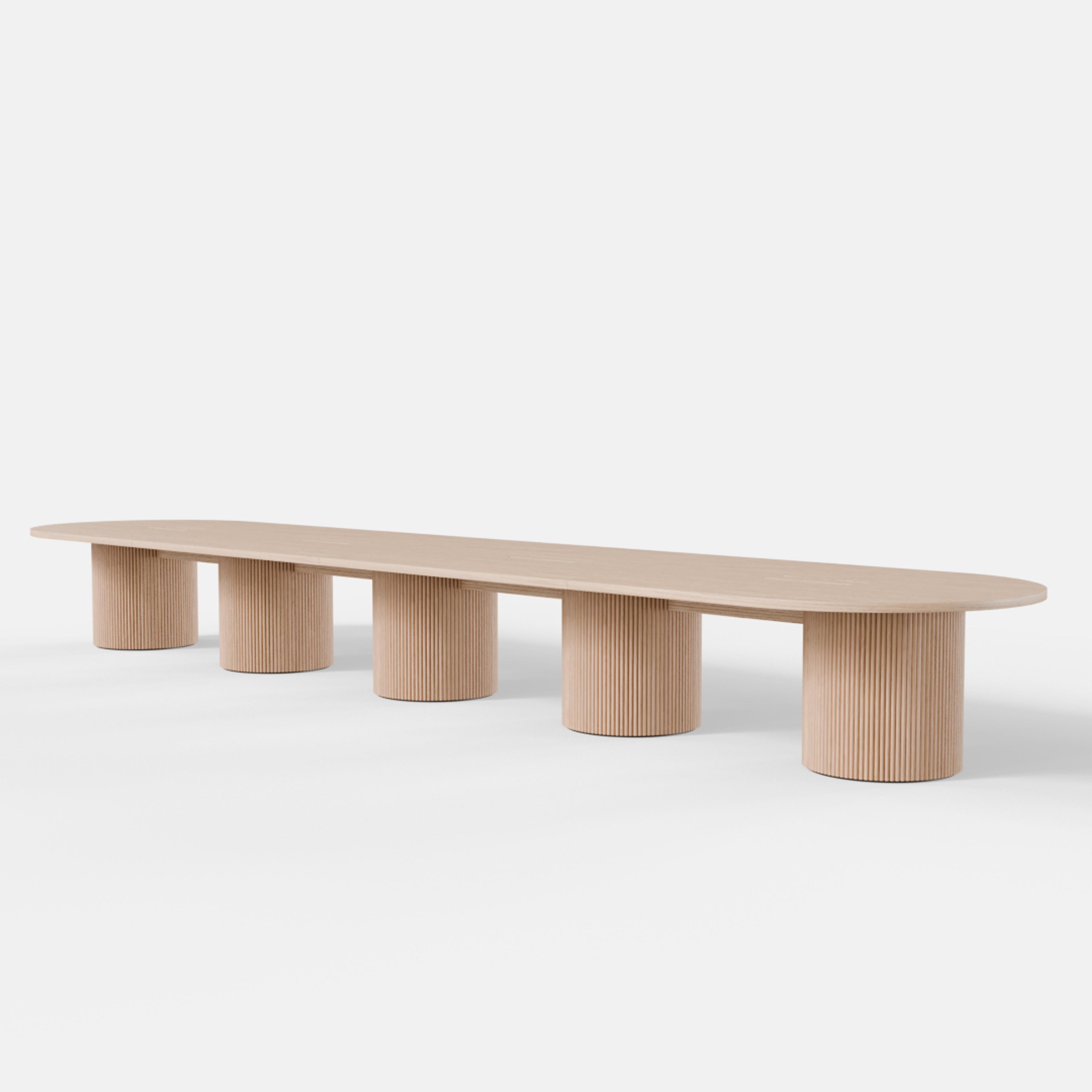 Gathering Workstation Table Round Base - Variation 48