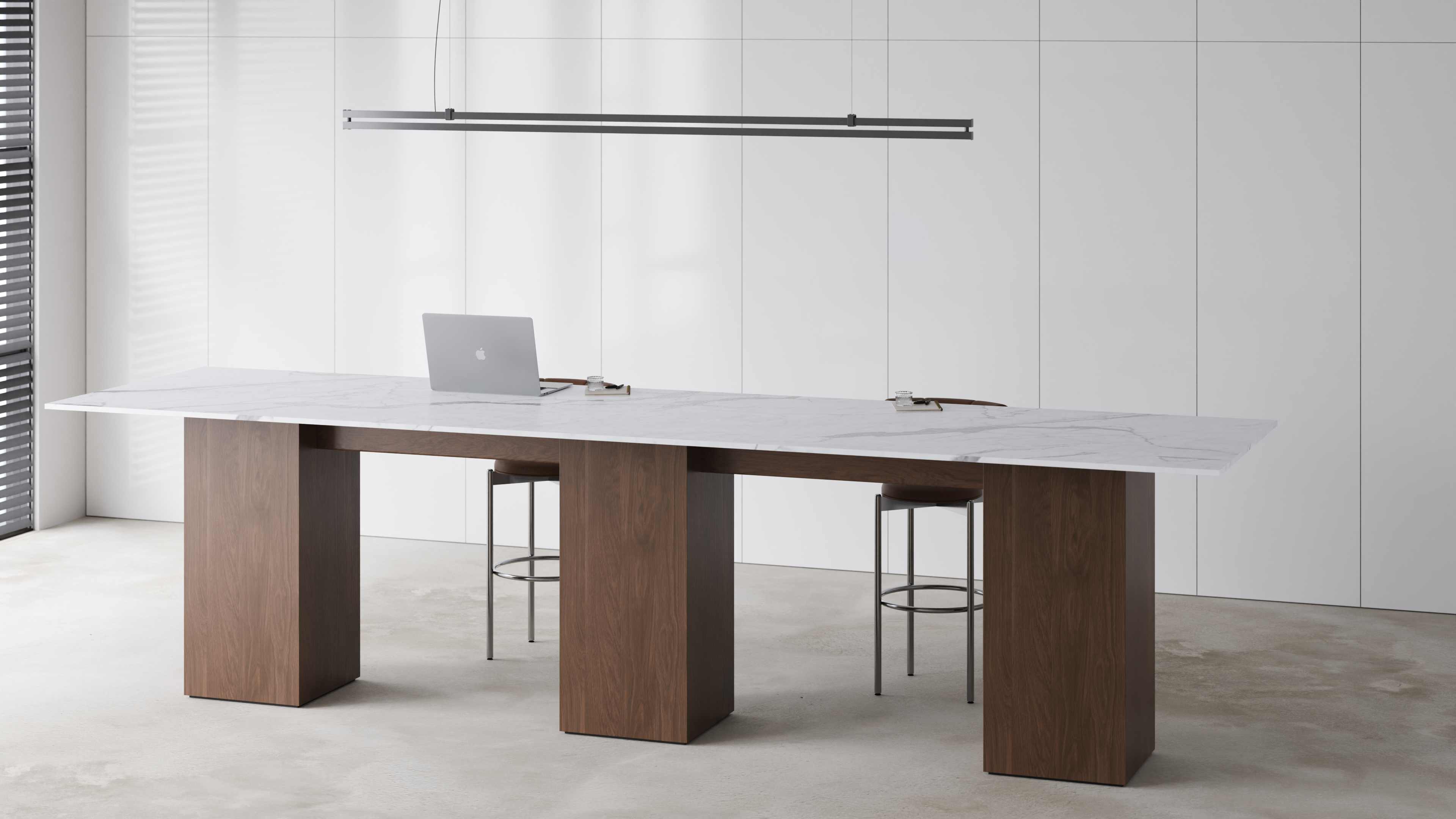 High Gathering Table Square Base