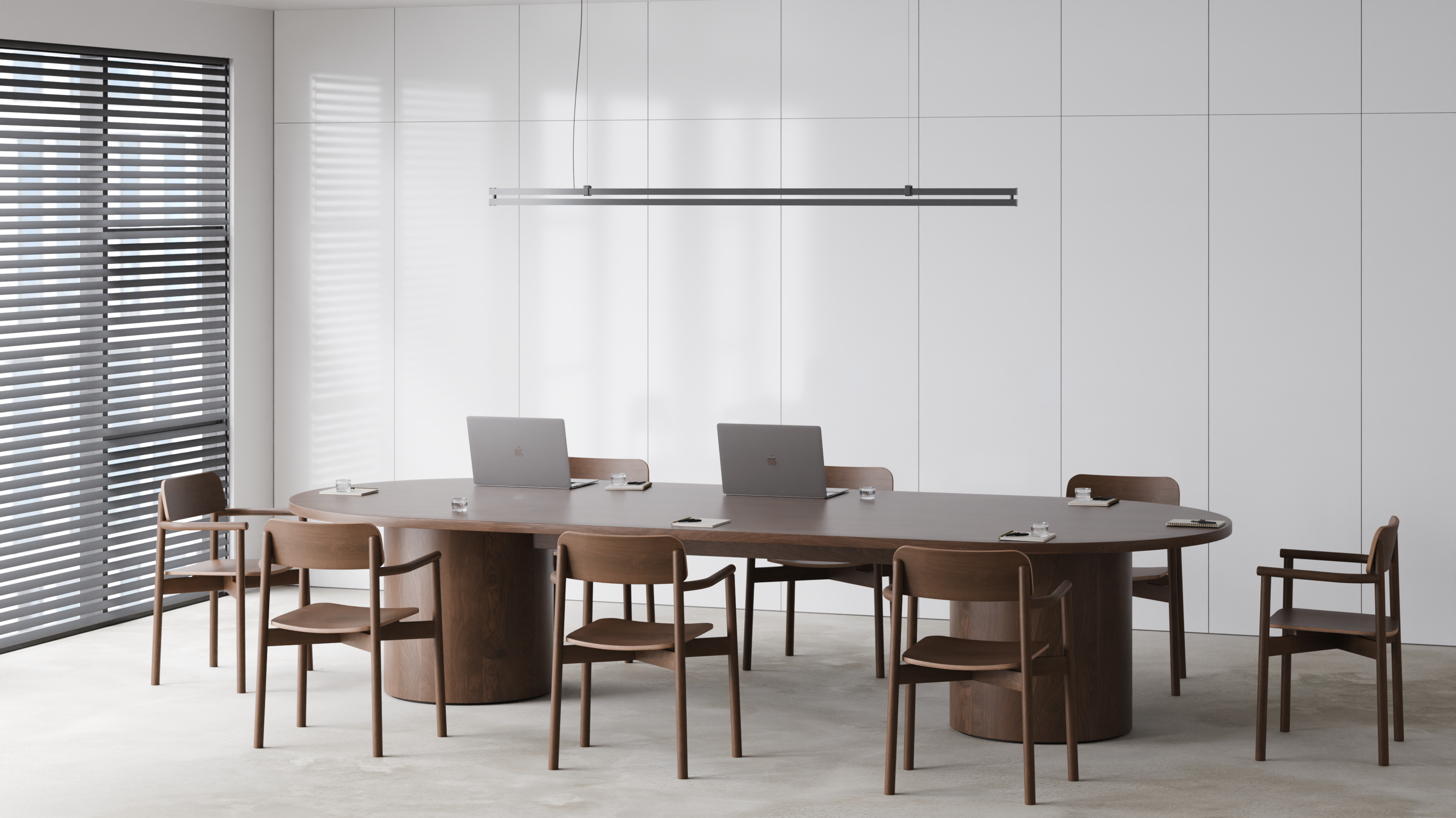 Gathering Boardroom Table Round Base