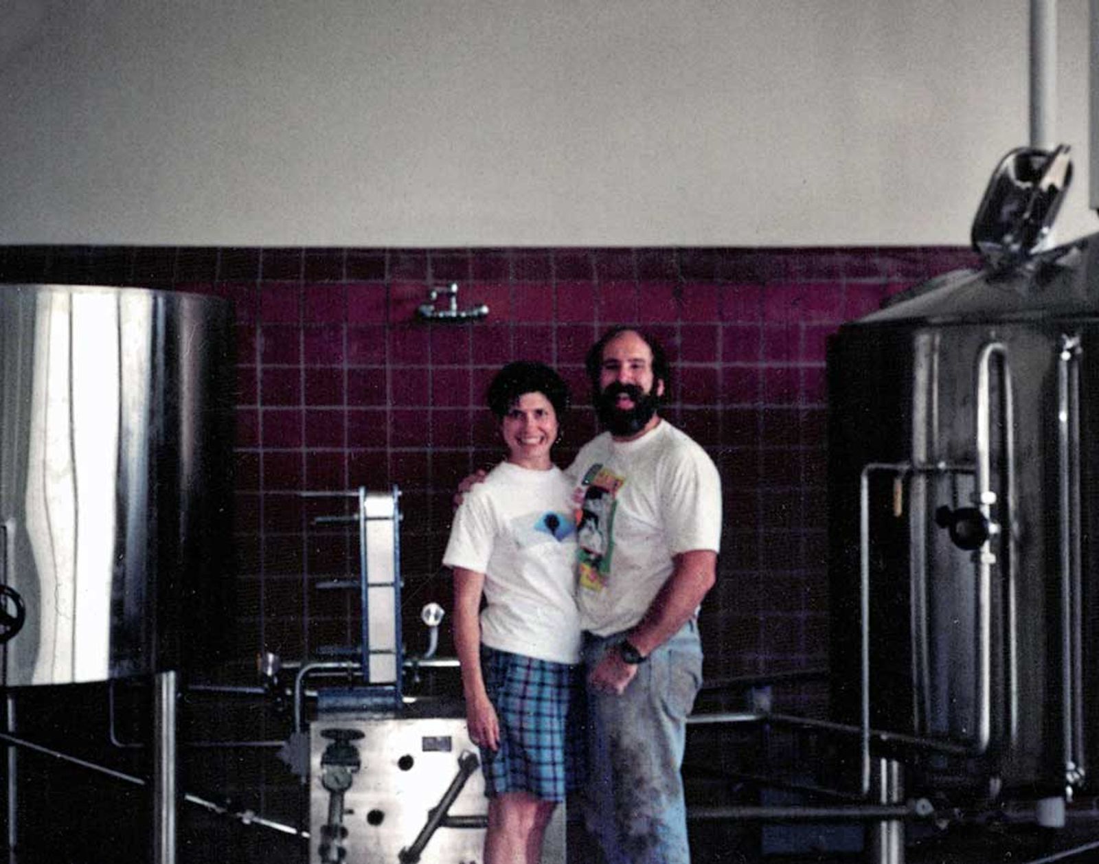 George and Jane Hancock in the early Maritime Pacific brewhouse